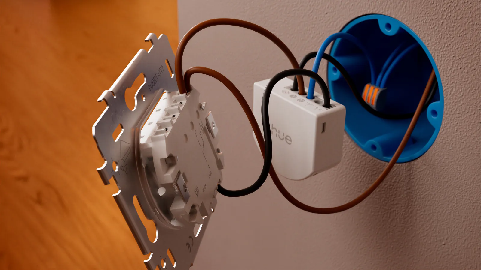 Philips Hue adds wired wall modules, letting non-smart lights join Matter-ready control