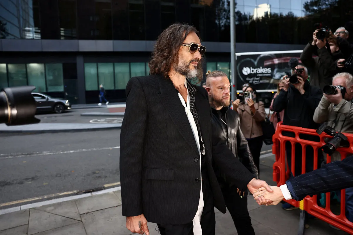 Prosecutor's first words to jury: Russell Brand was a 'ruthless' predator