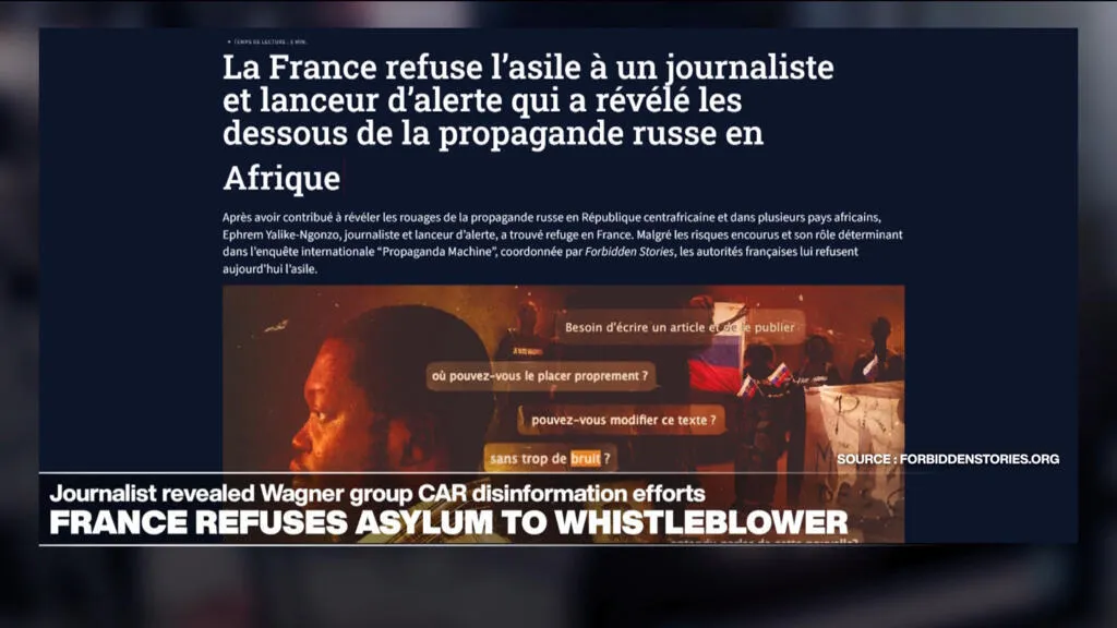 France denies asylum to Wagner whistleblower after presidency-backed evacuation bid
