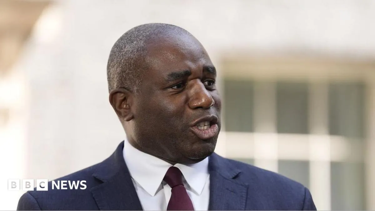 Lammy says Labour’s first Gaza response under Starmer was 'problematic'