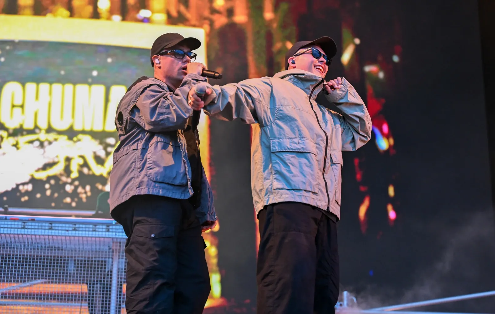 Kae Tempest joins Kneecap to perform “Irish Goodbye” at Crystal Palace Park