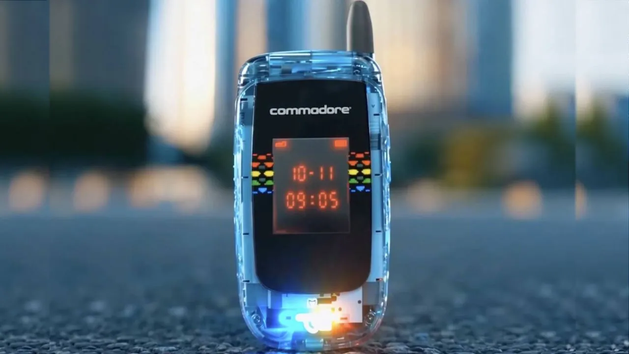 Commodore Callback 8020: a flip phone built for UK under-16s social ban and Android apps