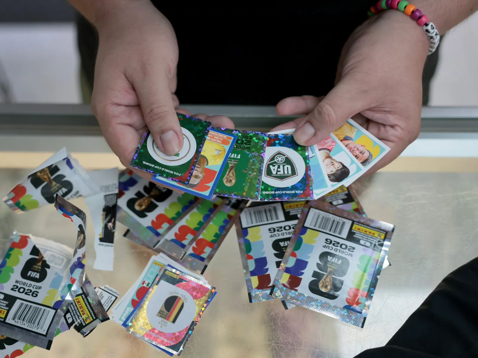 Adults spend $270 on Panini 2026 stickers, and some say they hit $1,300 to finish