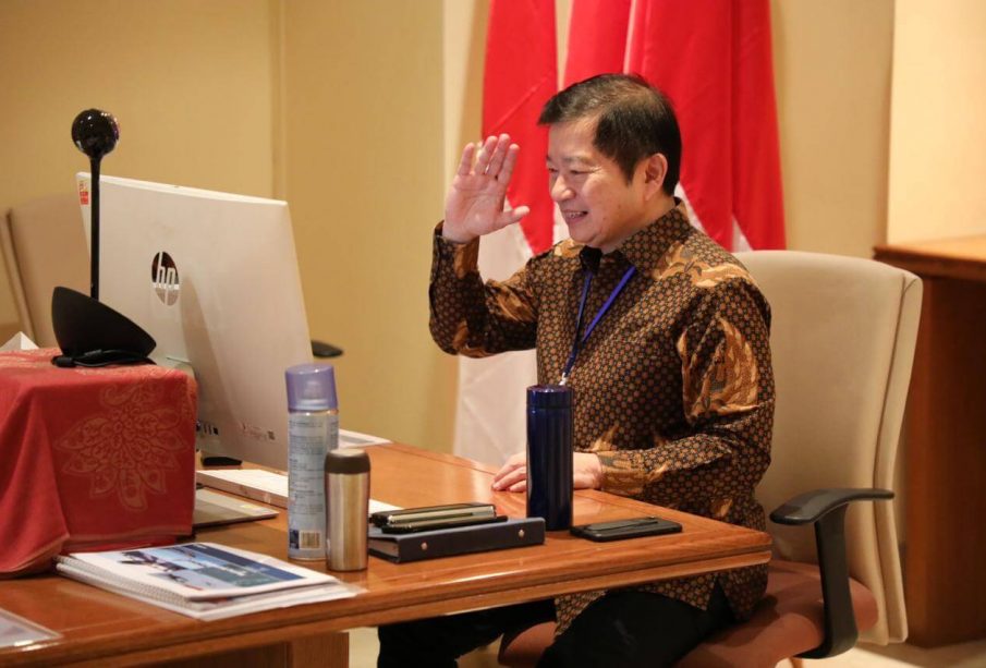 Menteri Suharso dalam Musyawarah Perencanaan Pembangunan Provinsi (Musrenbangprov) DKI Jakarta dalam rangka Penyusunan Rencana Kerja Pemerintah Daerah (RKPD) 2021 yang diselenggarakan secara daring, Kamis (23/4).