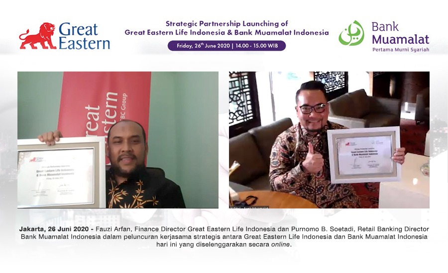 Great Eastern Life Indonesia dan Bank Muamalat Indonesia bekerjasama pasarkan Asuransi Great Hasanah Pembiayaan/Great Eastern