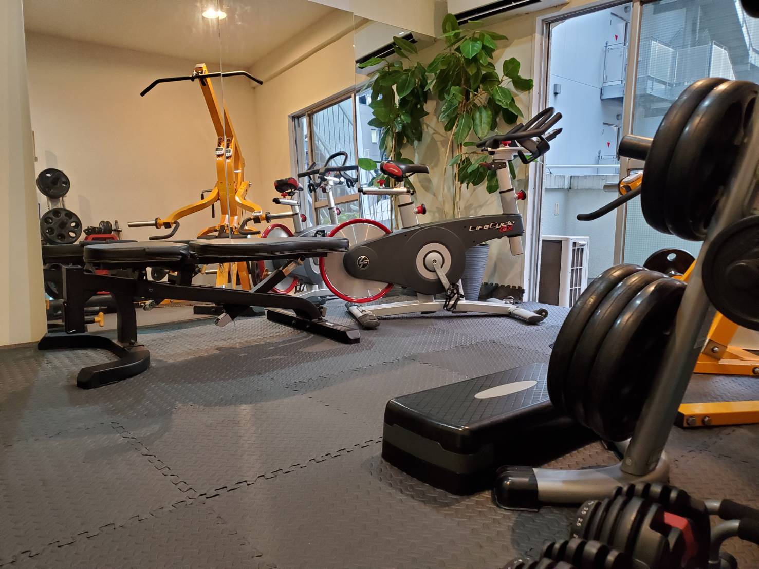 THE PERSONレンタルジム秋葉原・御徒町の内観