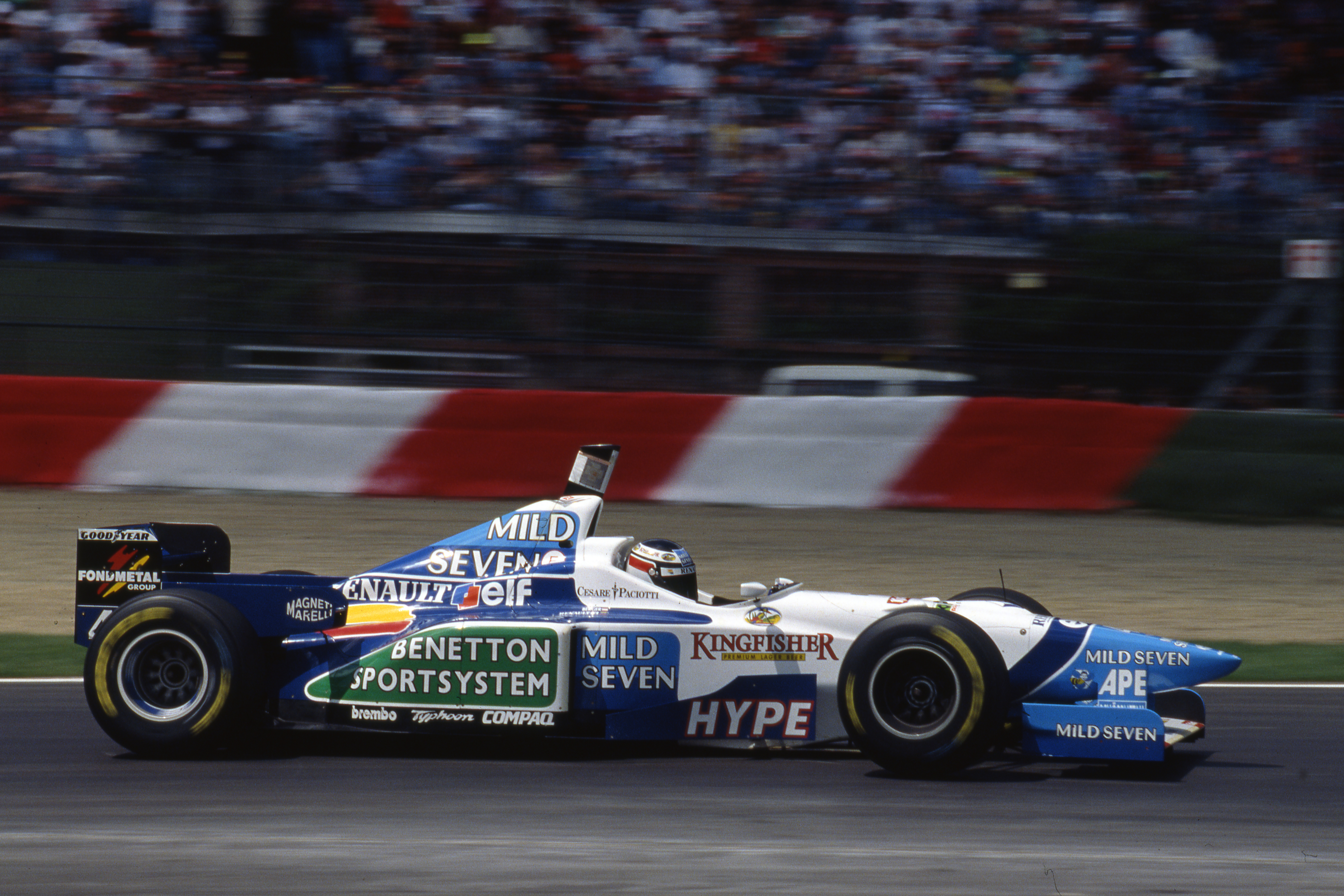 Gerhard Berger Benetton San Marino Grand Prix 1996 Imola