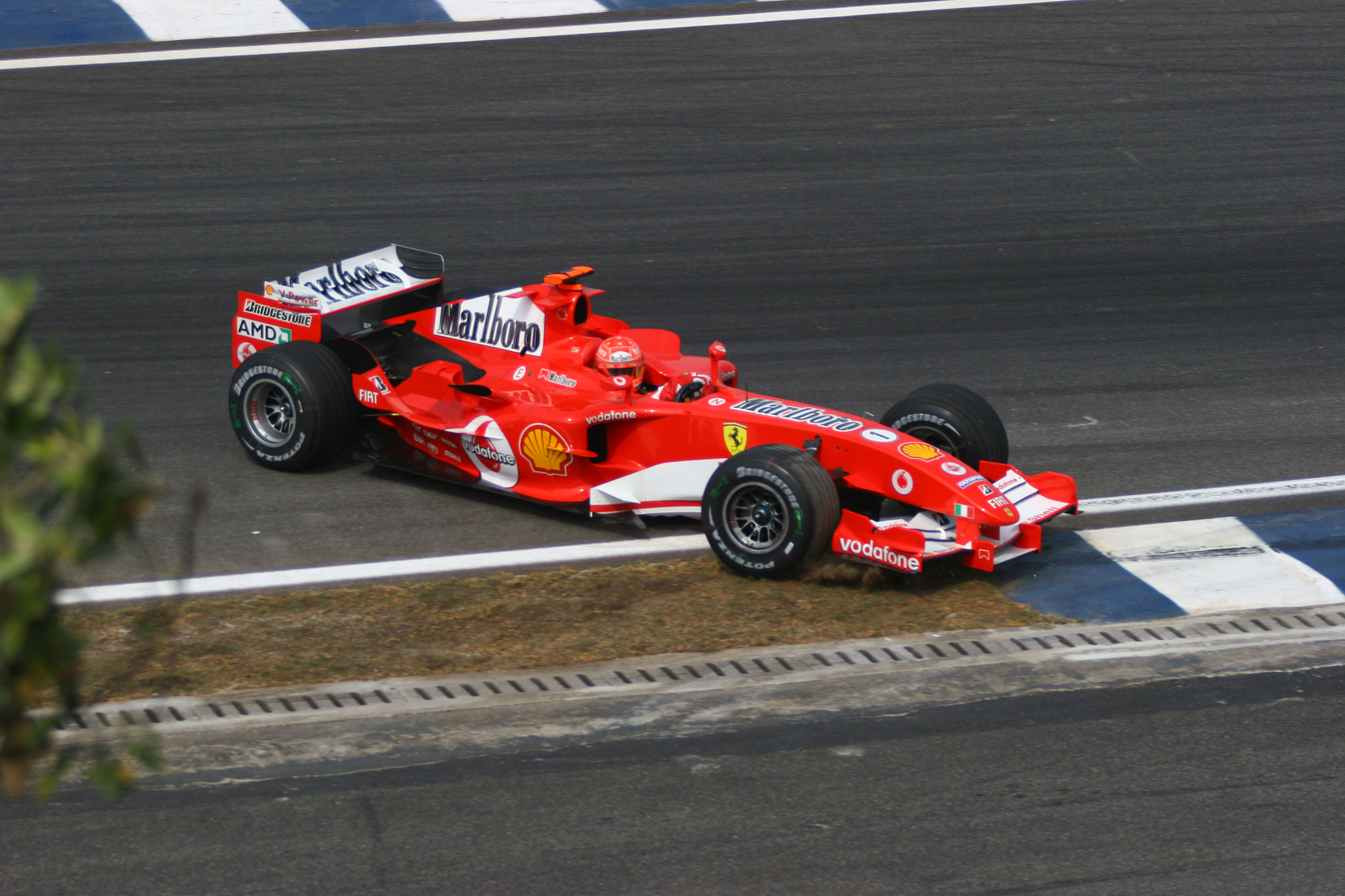 Michael Schumacher Ferrari Brazilian Grand Prix 2005