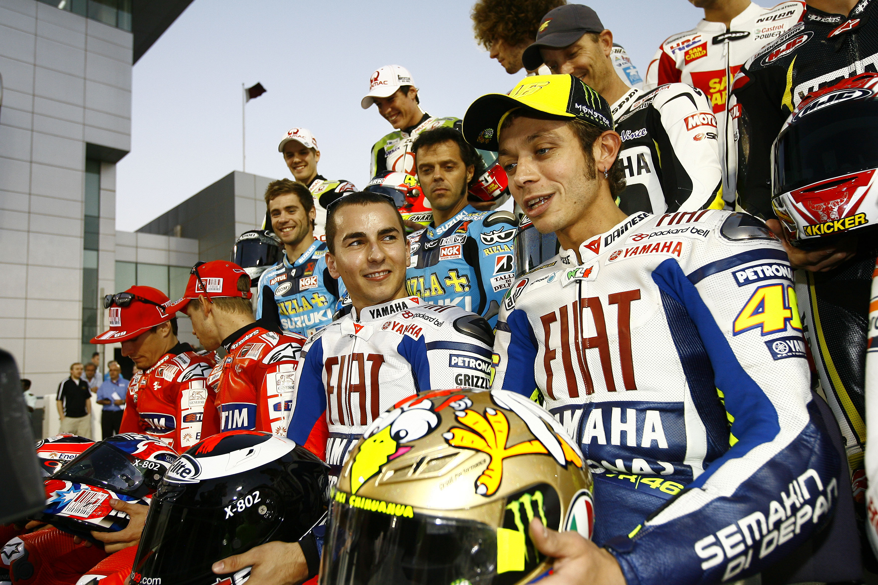 Jorge Lorenzo Valentino Rossi 2009