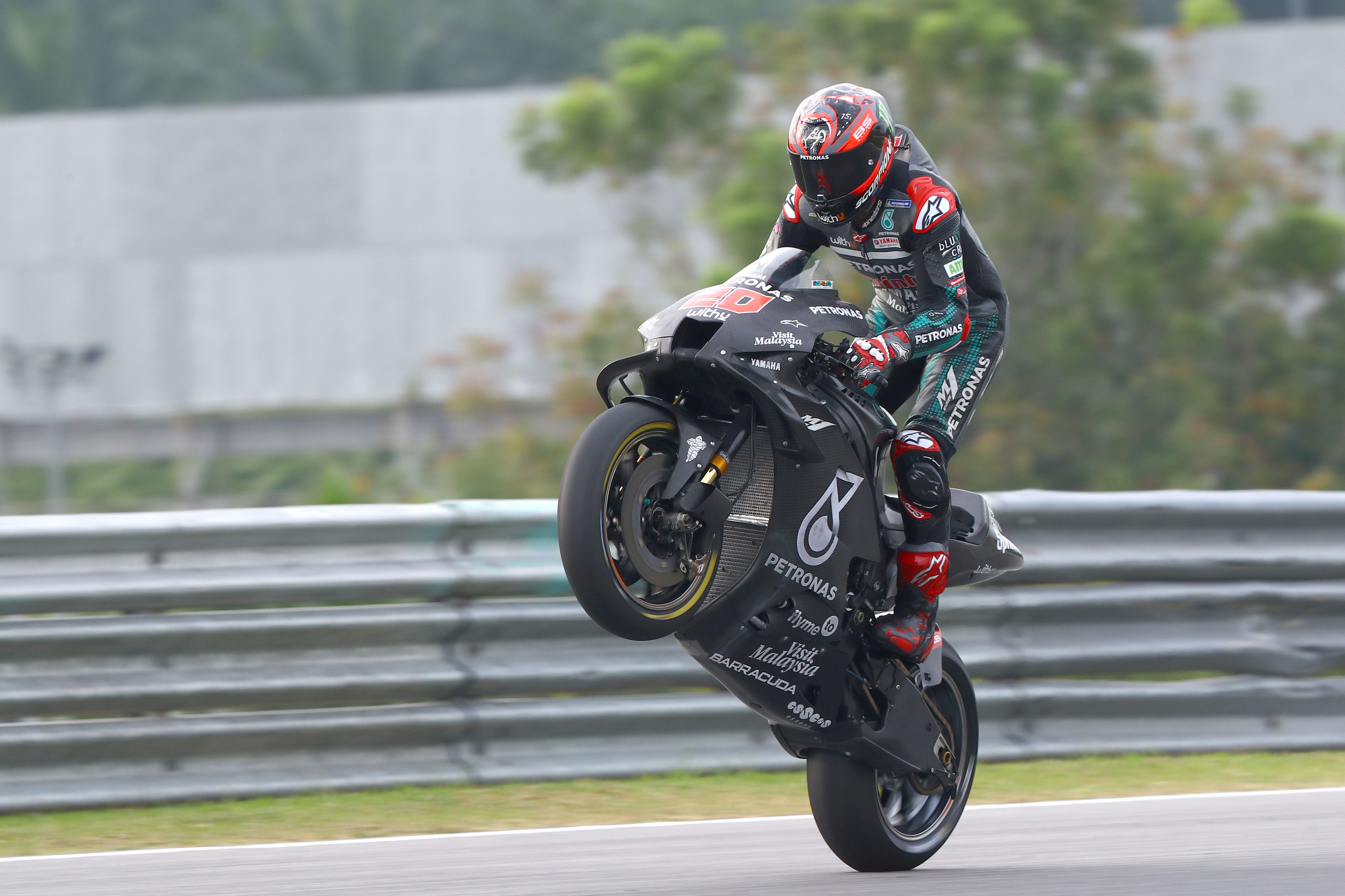 Fabio Quartararo Petronas SRT Yamaha Sepang MotoGP testing 2020