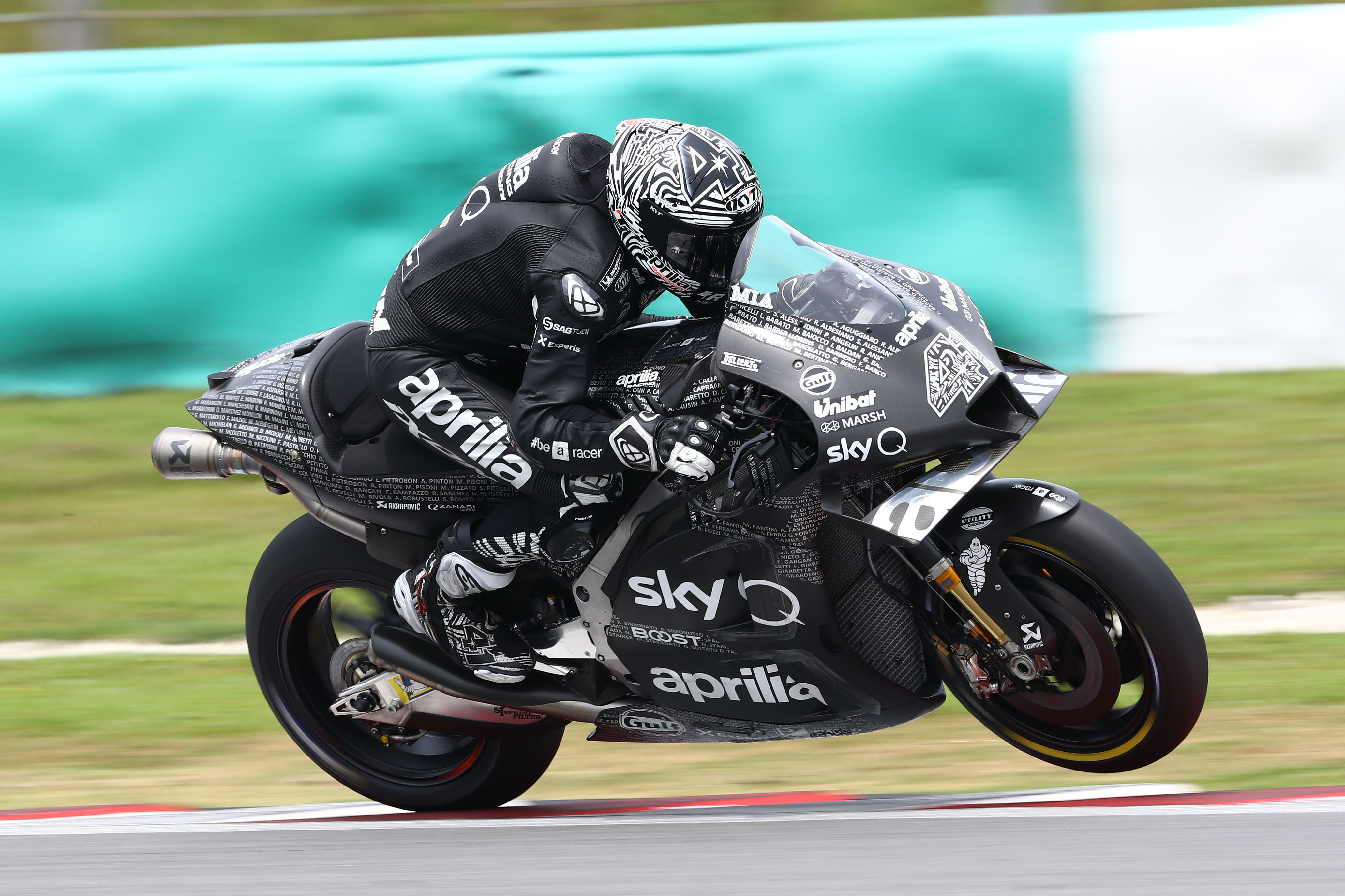 Aleix Espargaro Aprilia Sepang MotoGP testing 2020