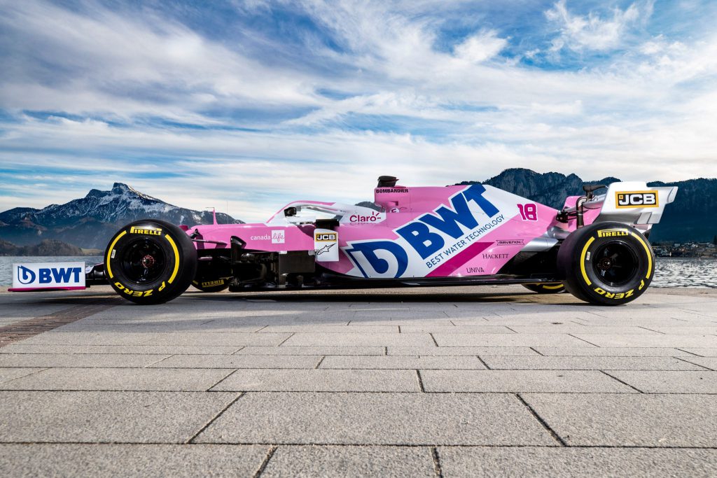 Racing Point unveils 2020 livery without Sportpesa