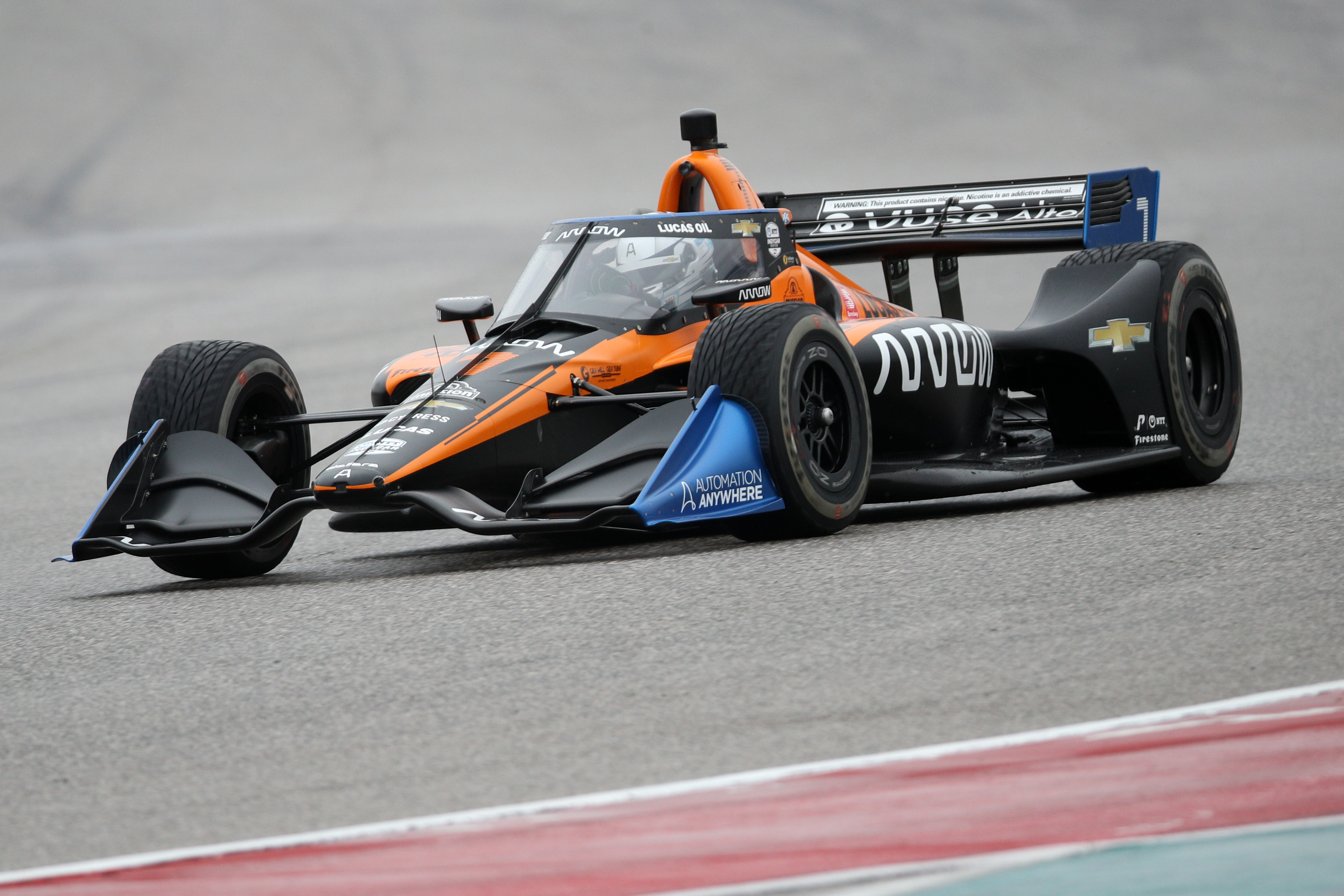 Oliver Askew McLaren IndyCar testing COTA 2020