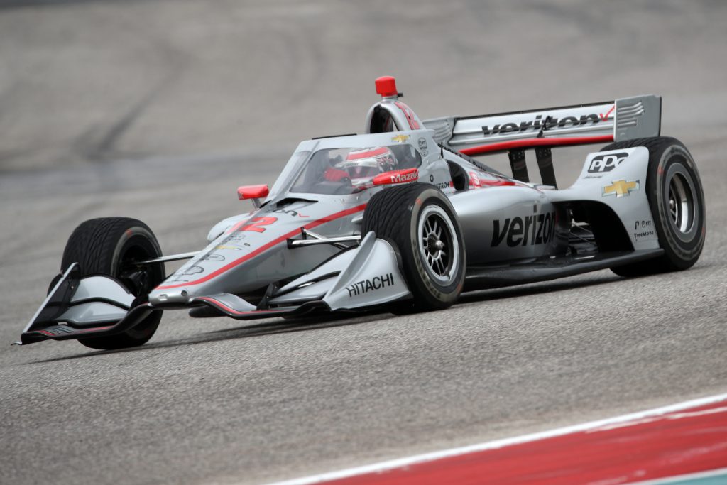 Power ends disrupted IndyCar test fastest