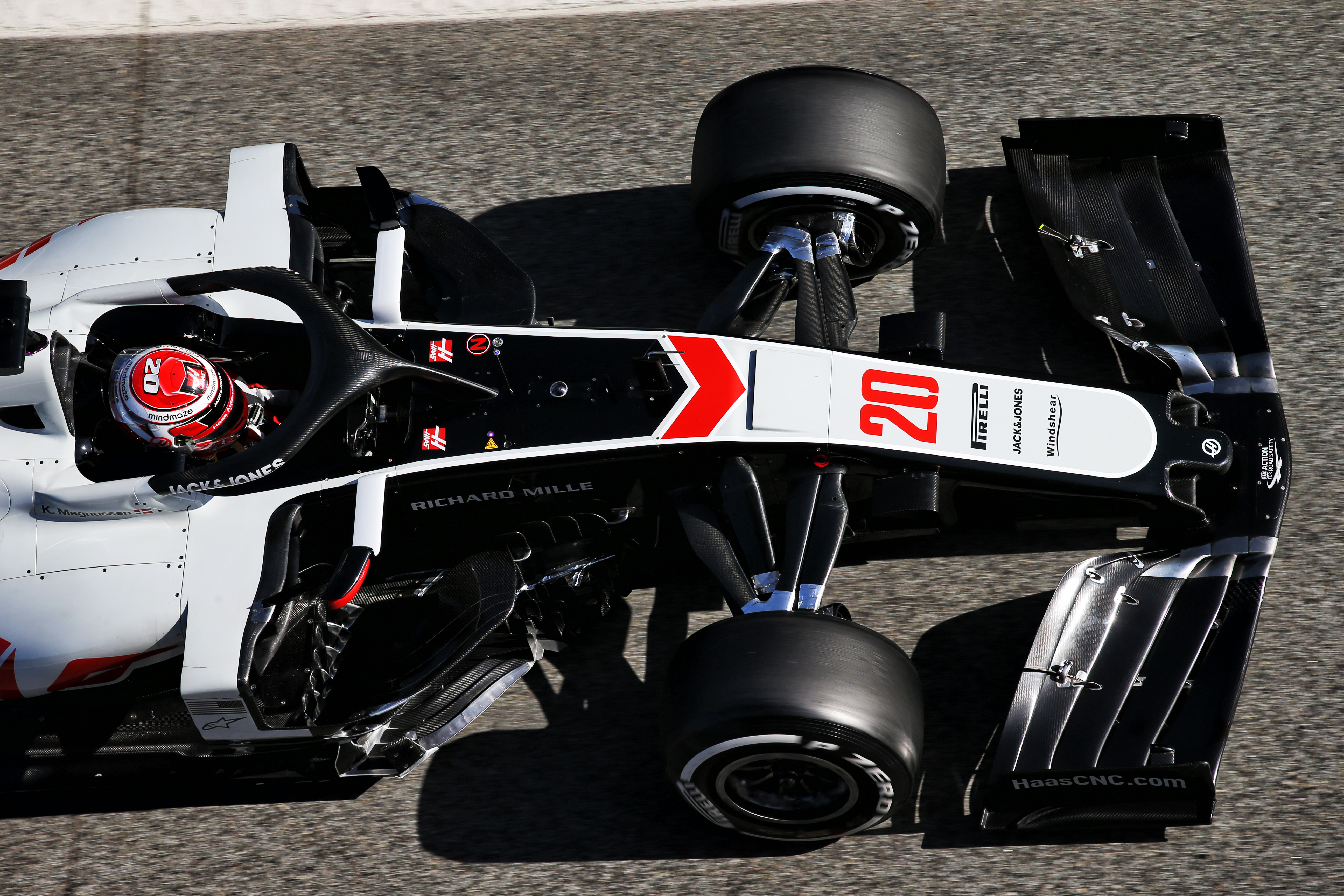 Kevin Magnussen Haas VF-20 F1 testing Barcelona 2020