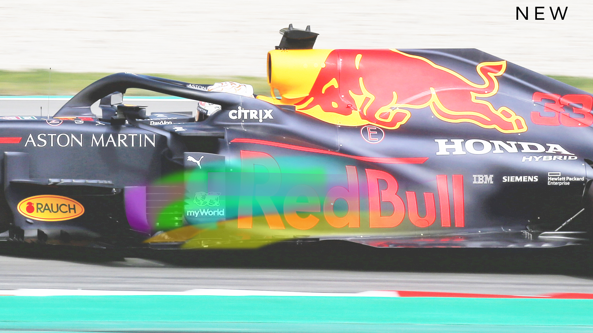 Red Bull F1 testing Barcelona 2020 bargeboard