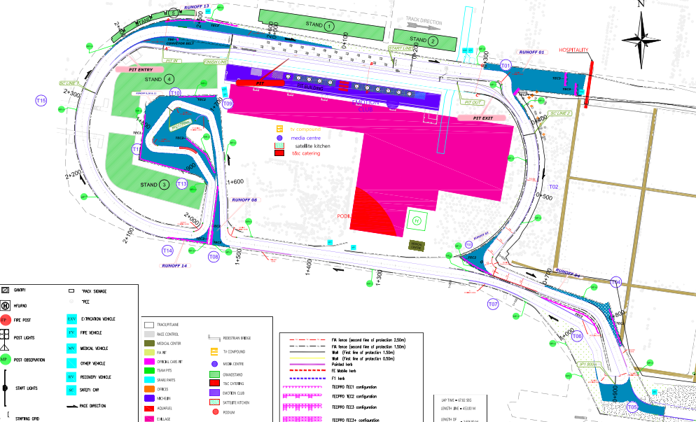 Mexico City Formula E track map