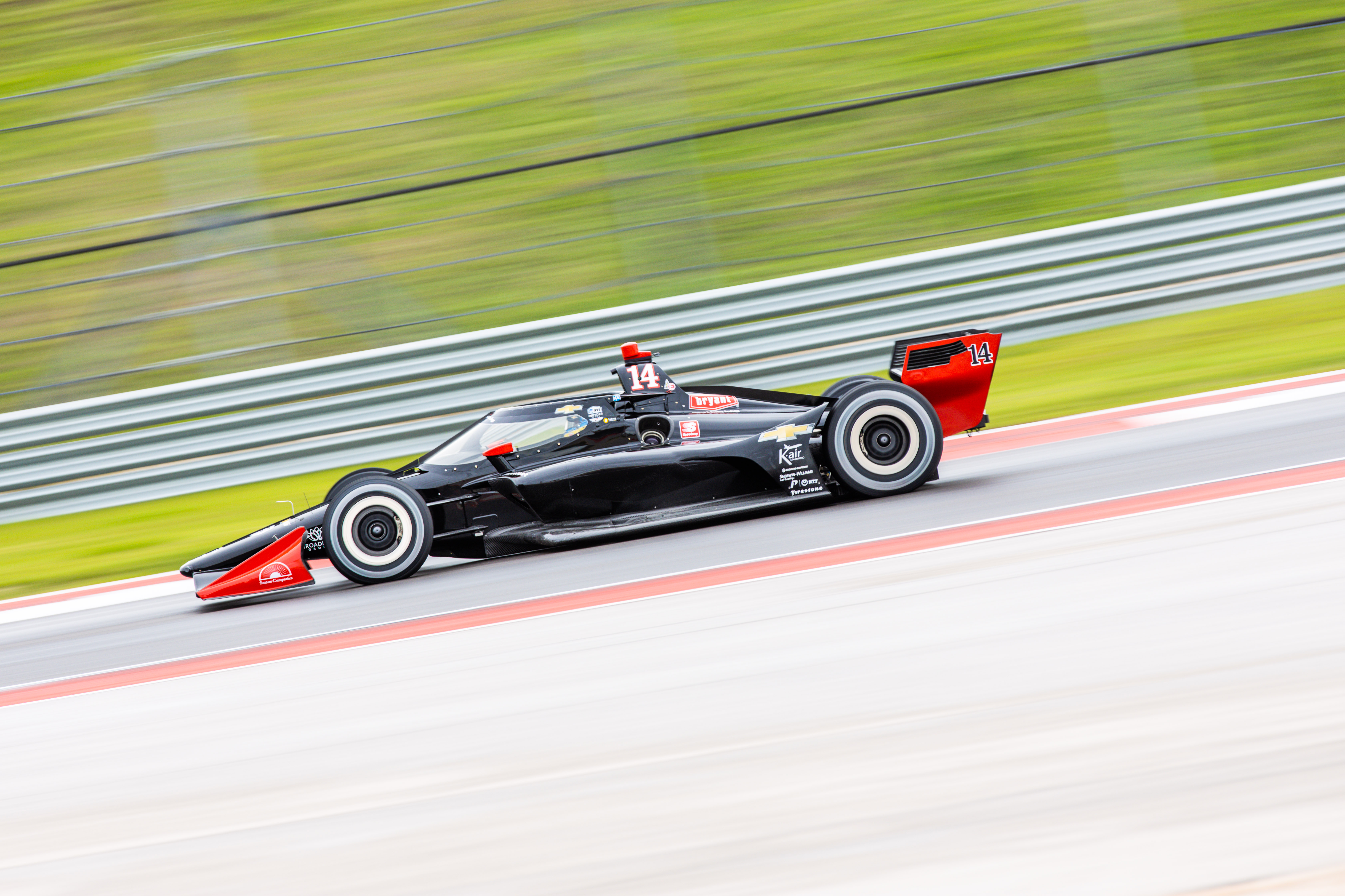 Sebastien Bourdais AJ Foyt Racing IndyCar COTA test 2020