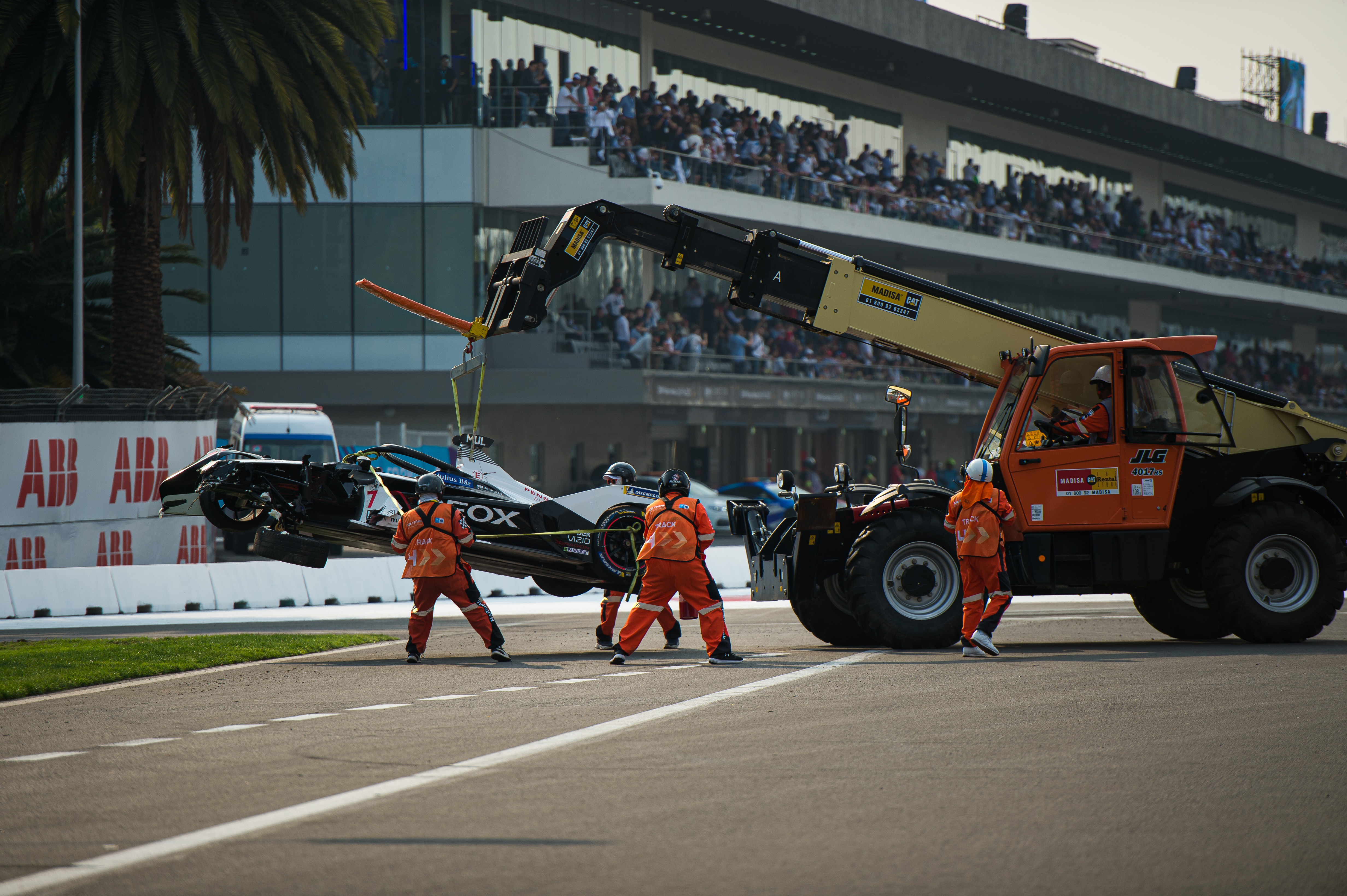 Nico Muller crash Mexico City Formula E 2020