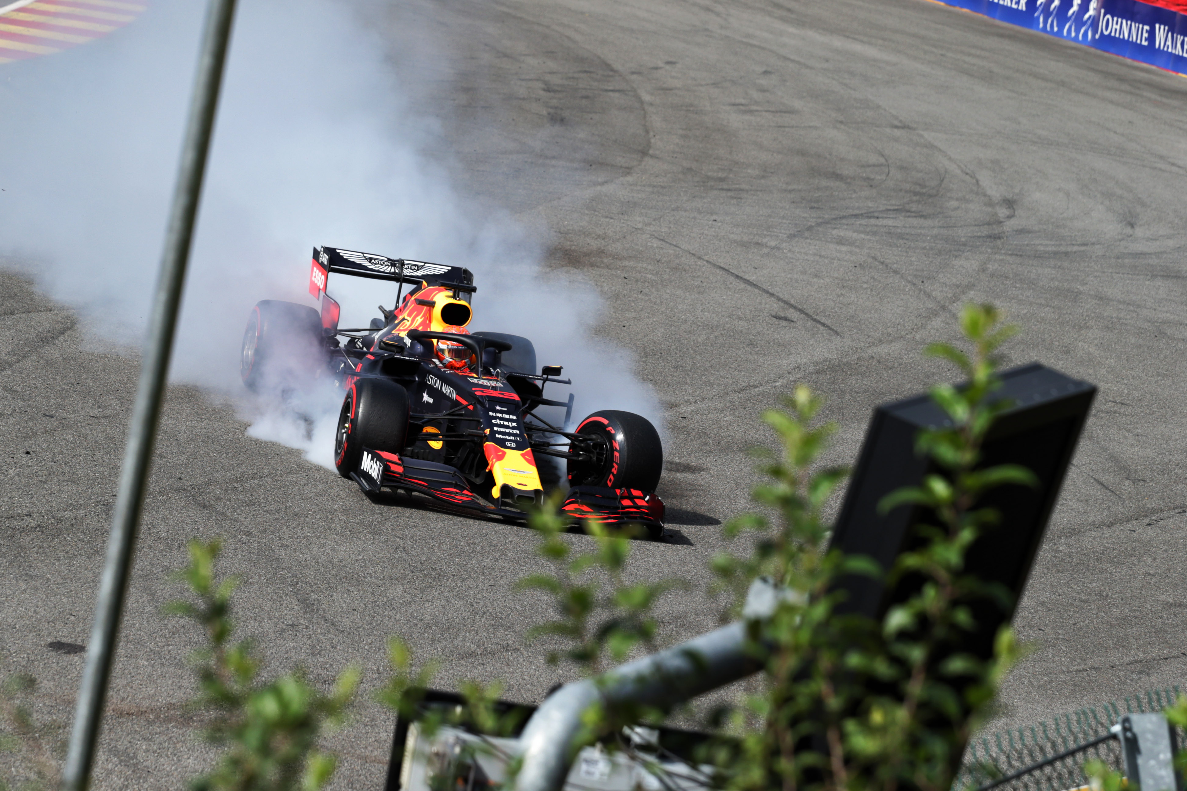 Max Verstappen Red Bull crash Belgian Grand Prix 2019 Spa