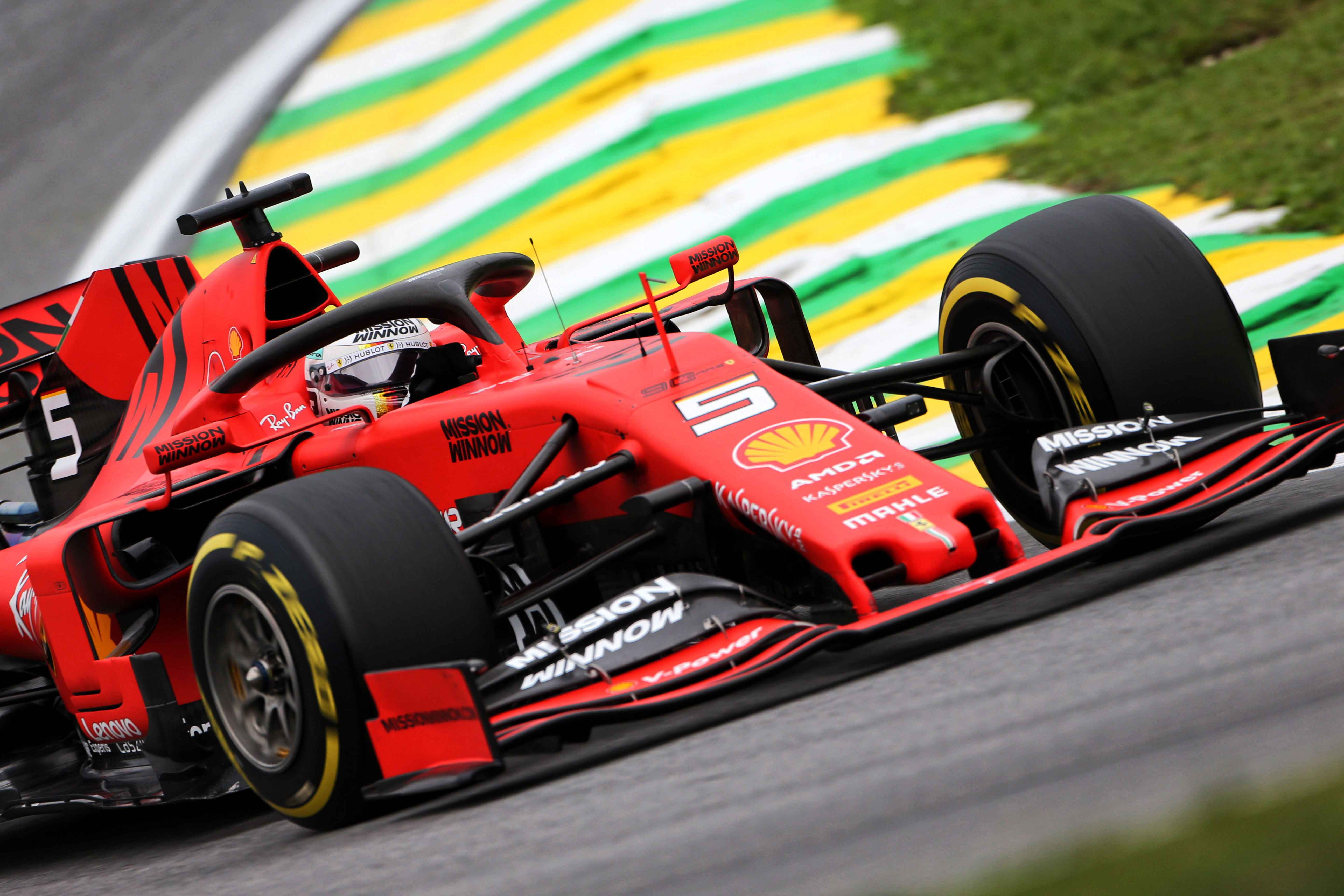 Sebastian Vettel Ferrari F1 Brazil 2019