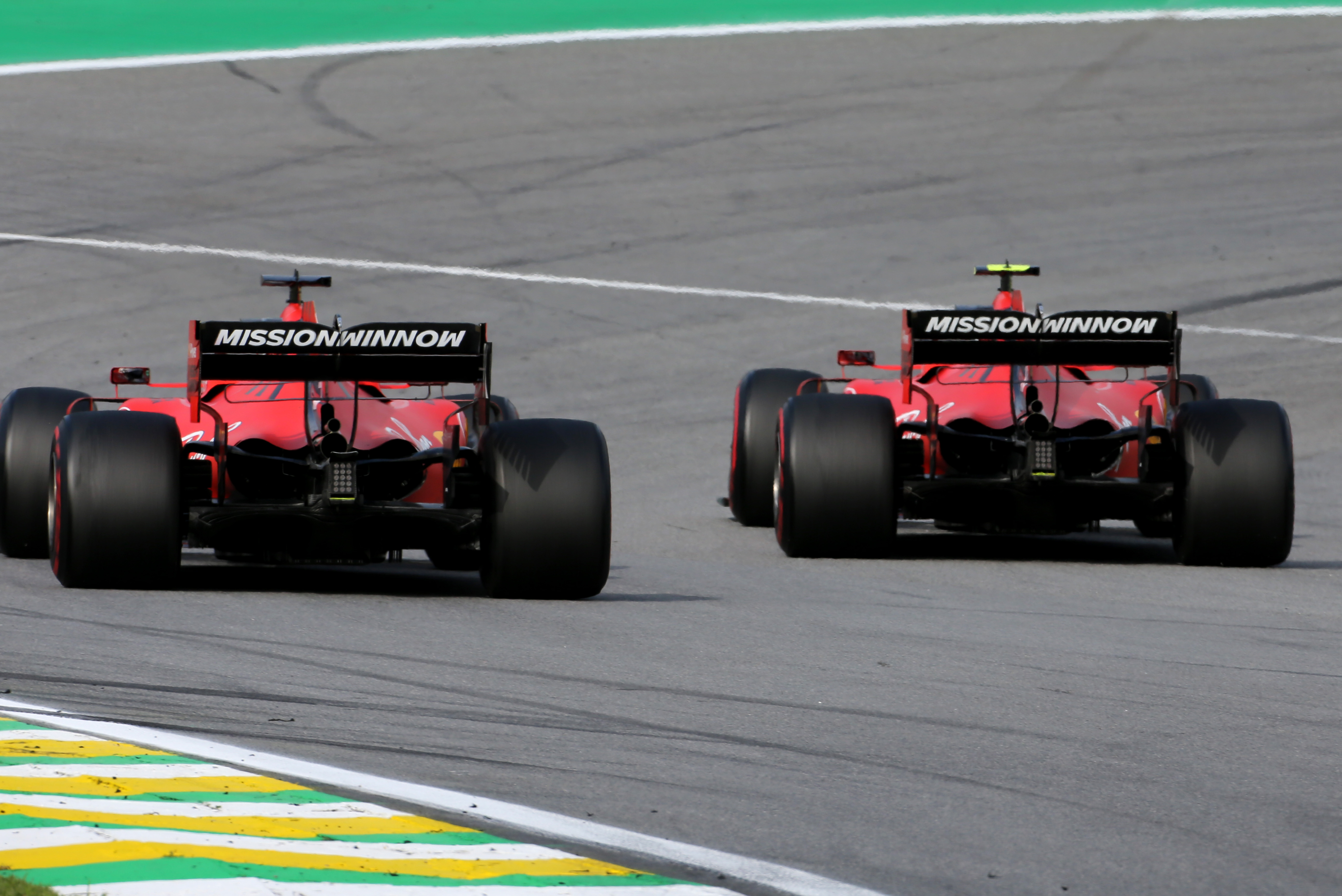 Charles Leclerc Sebastian Vettel Ferrari F1 2019