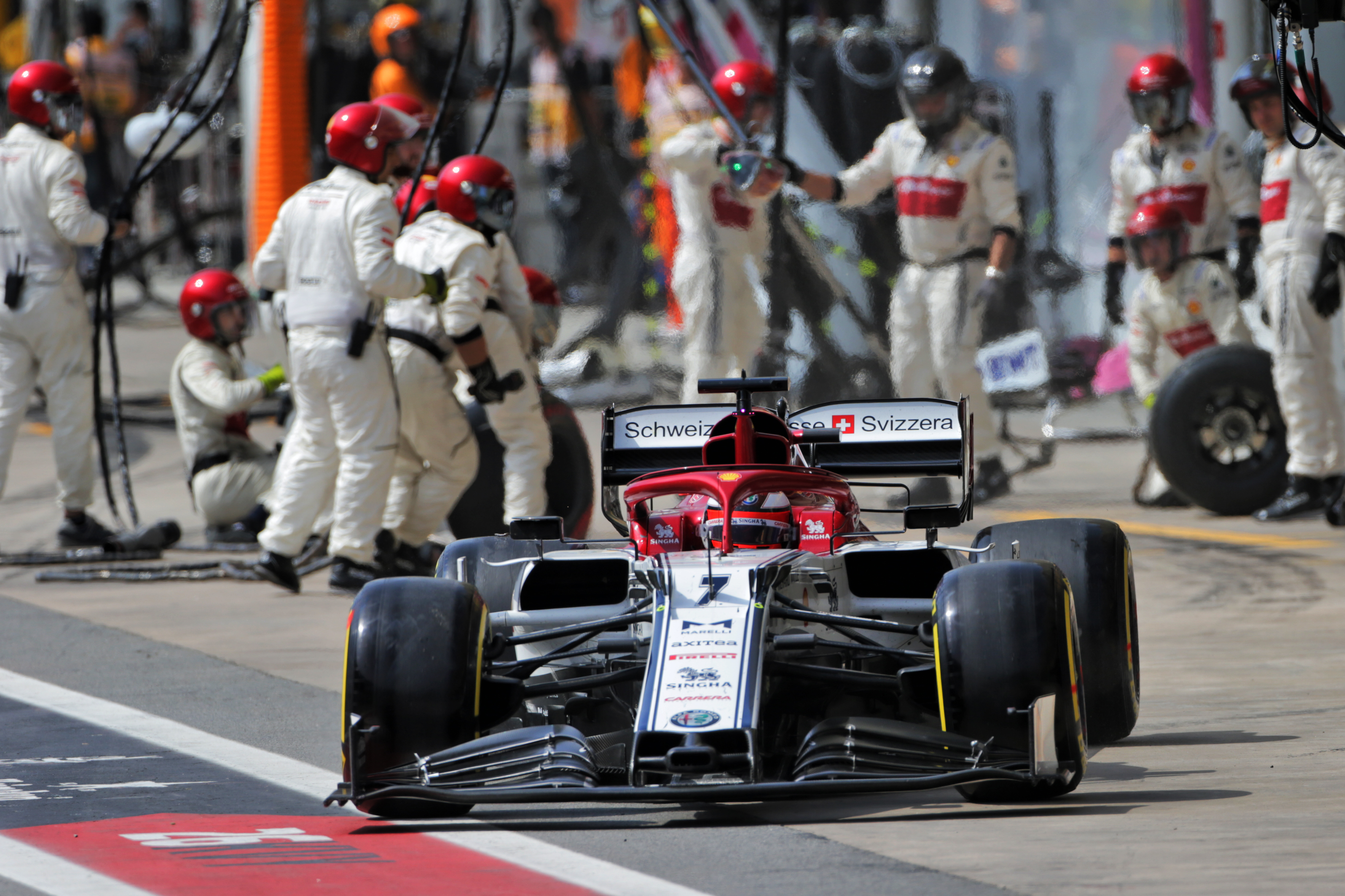 Kimi Raikkonen Alfa Romeo Brazilian Grand Prix 2019 Interlagos