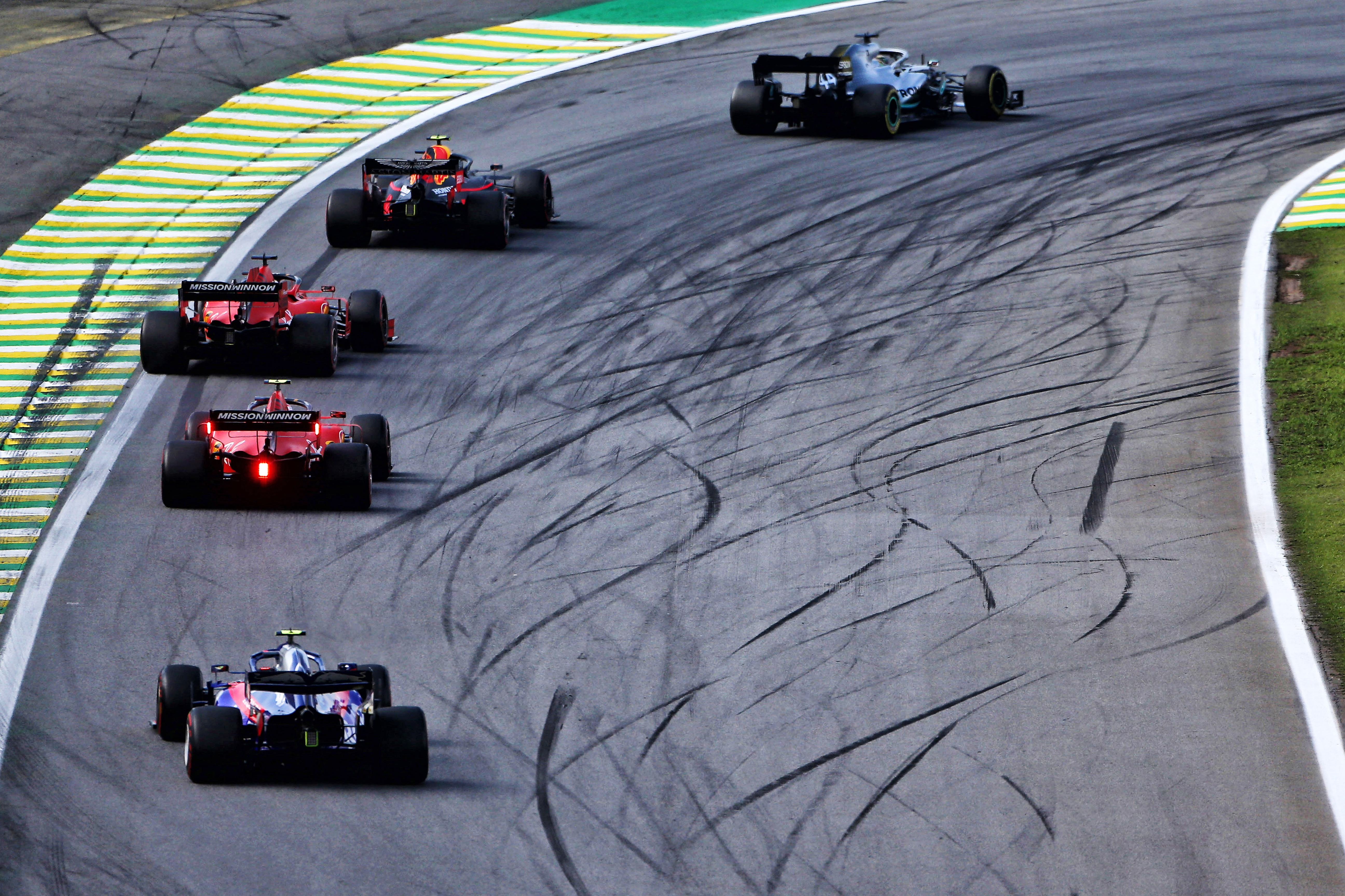 Motor Racing Formula One World Championship Brazilian Grand Prix Race Day Sao Paulo, Brazil