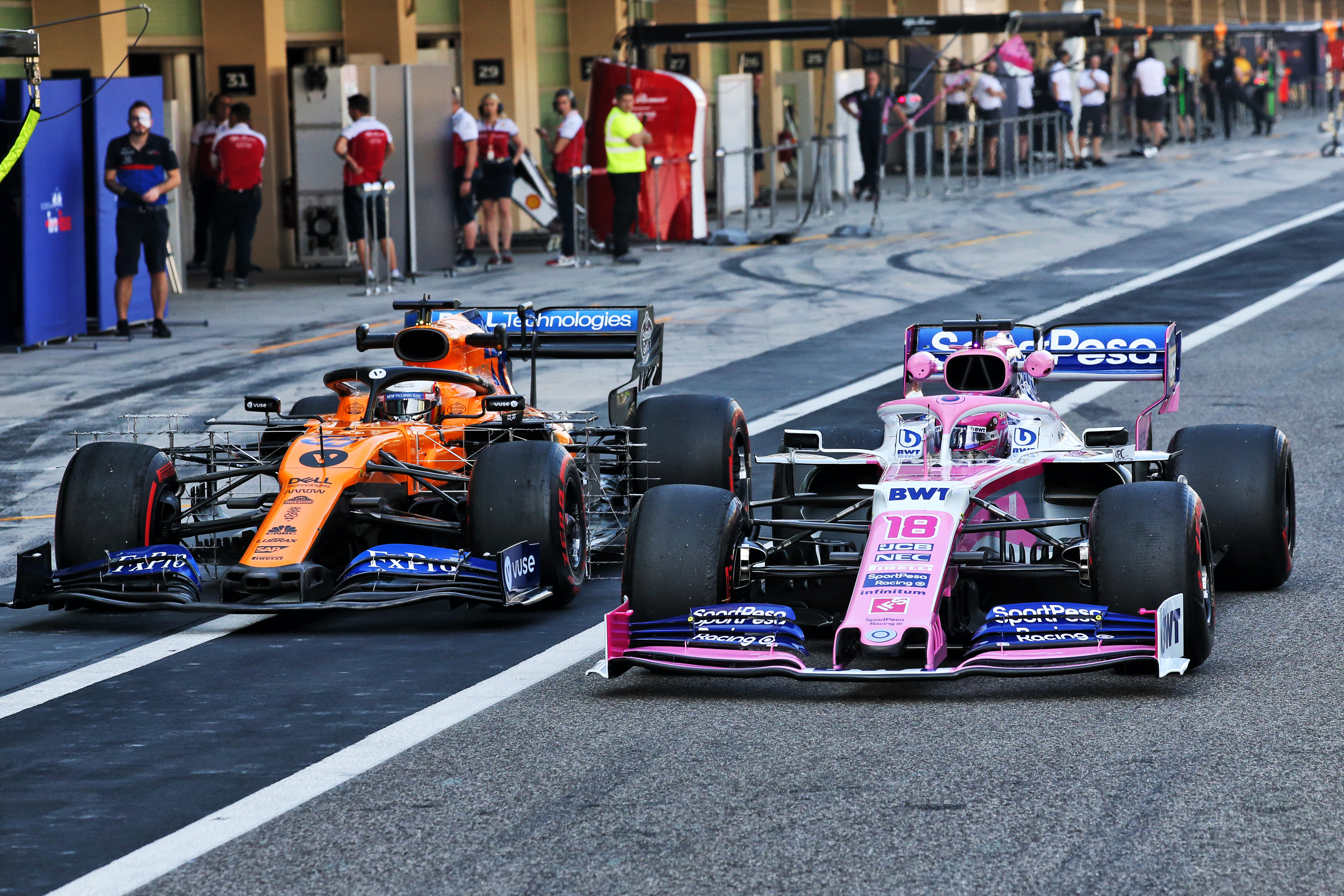 Racing Point McLaren F1 Abu Dhabi 2019
