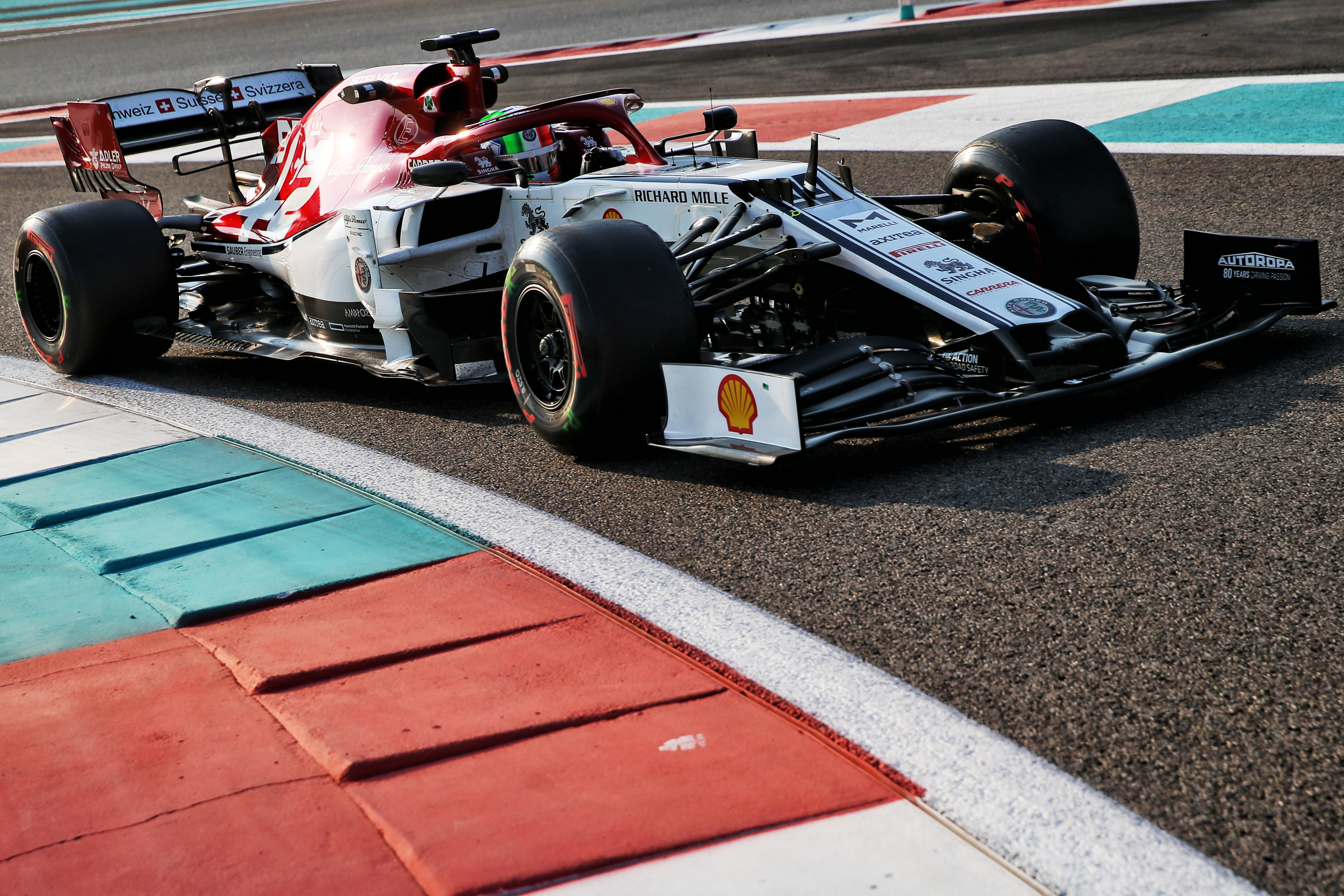 Antonio Giovinazzi, Alfa Romeo, Abu Dhabi F1 testing 2019