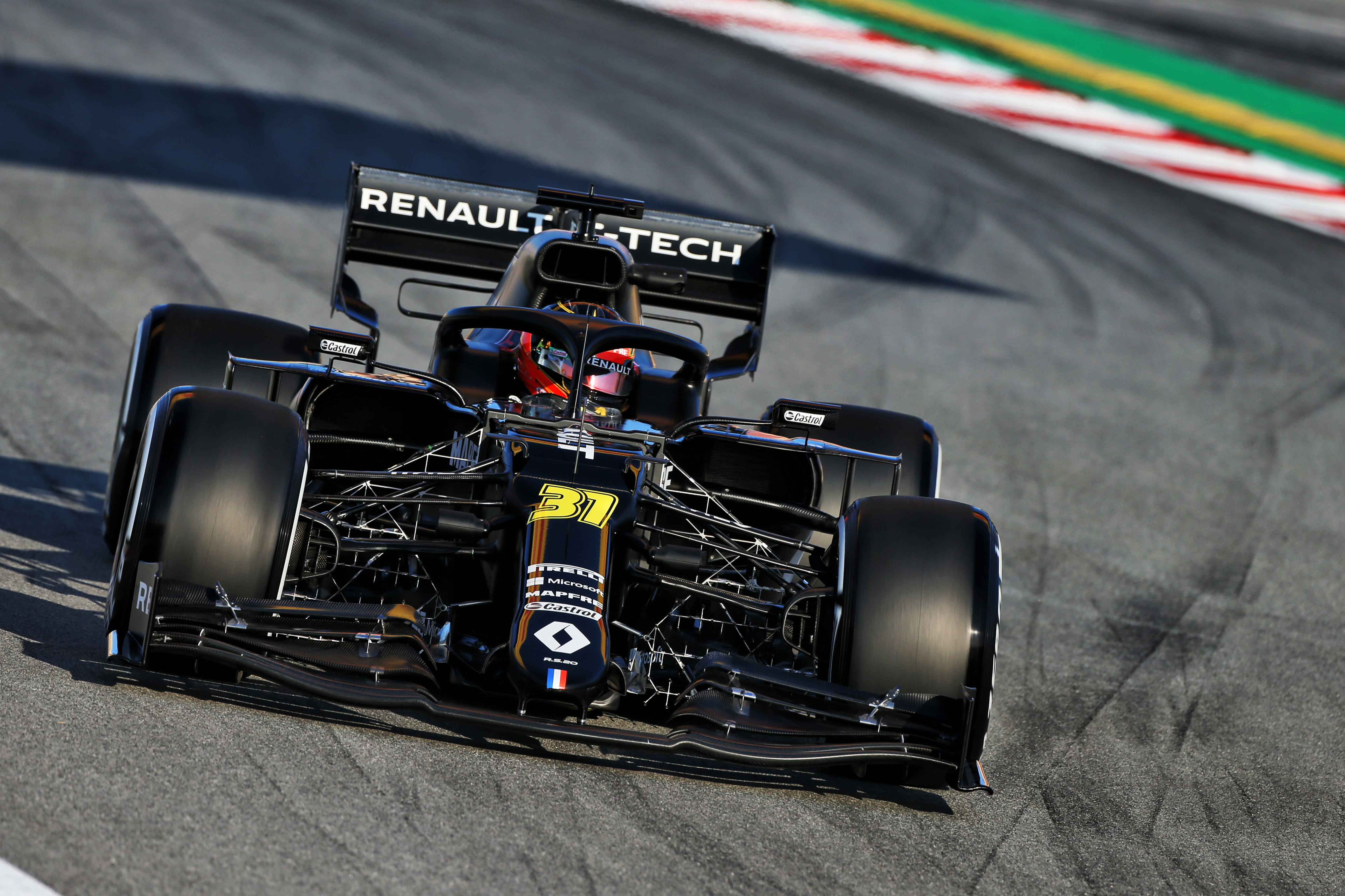 Esteban Ocon Renault F1 testing 2020