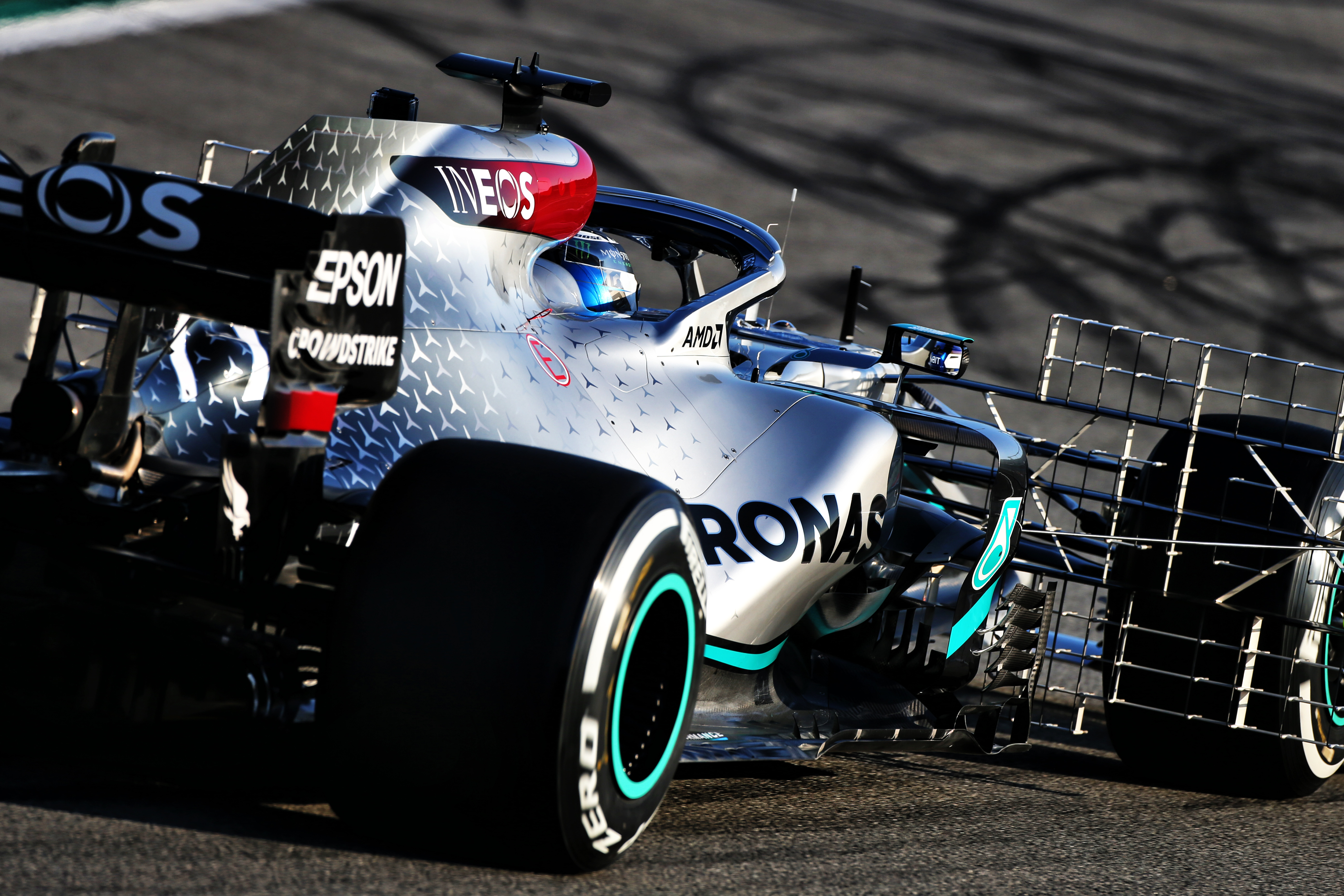 Mercedes F1 testing