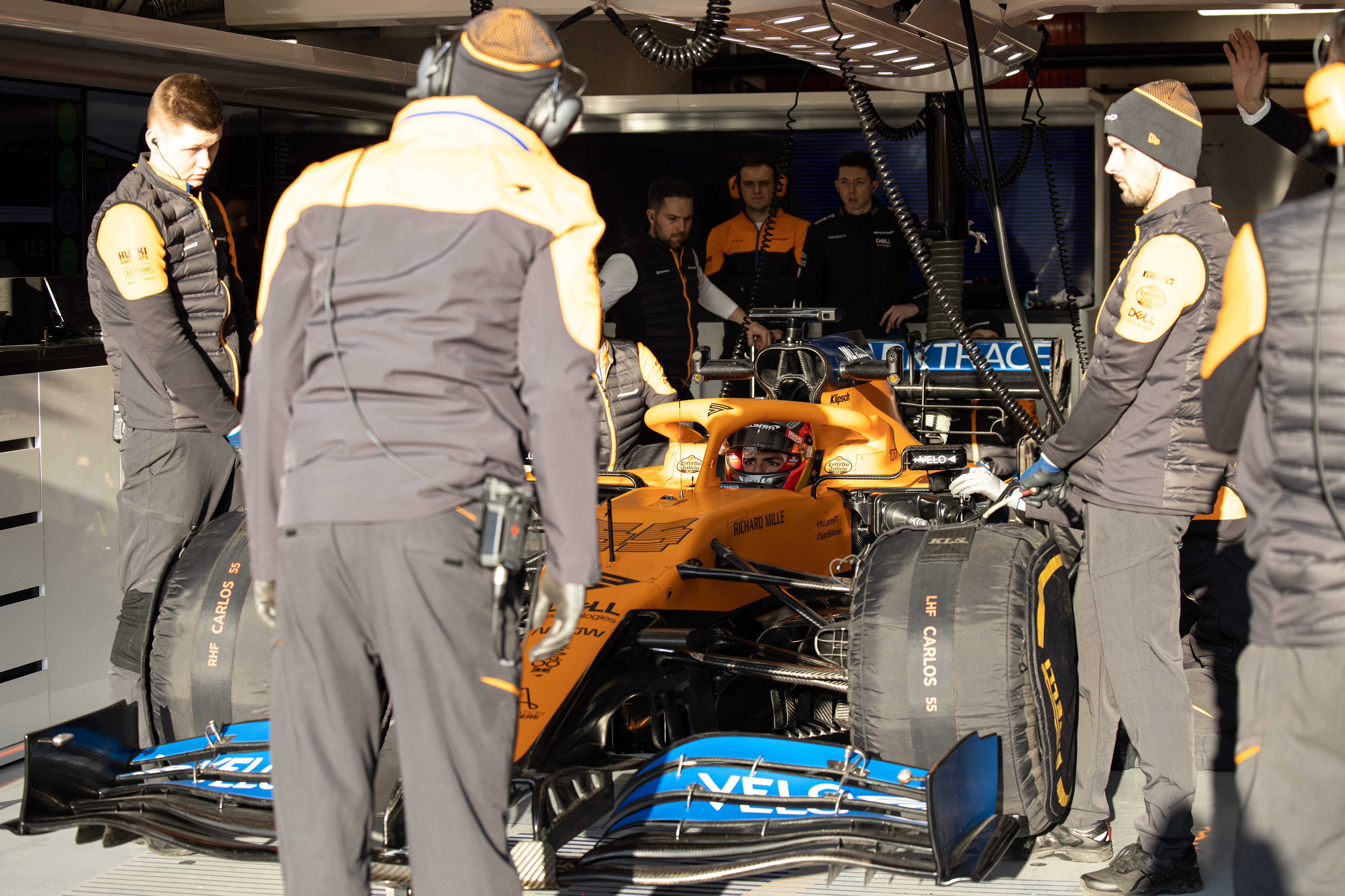 Carlos Sainz Jr McLaren Barcelona F1 testing 2020