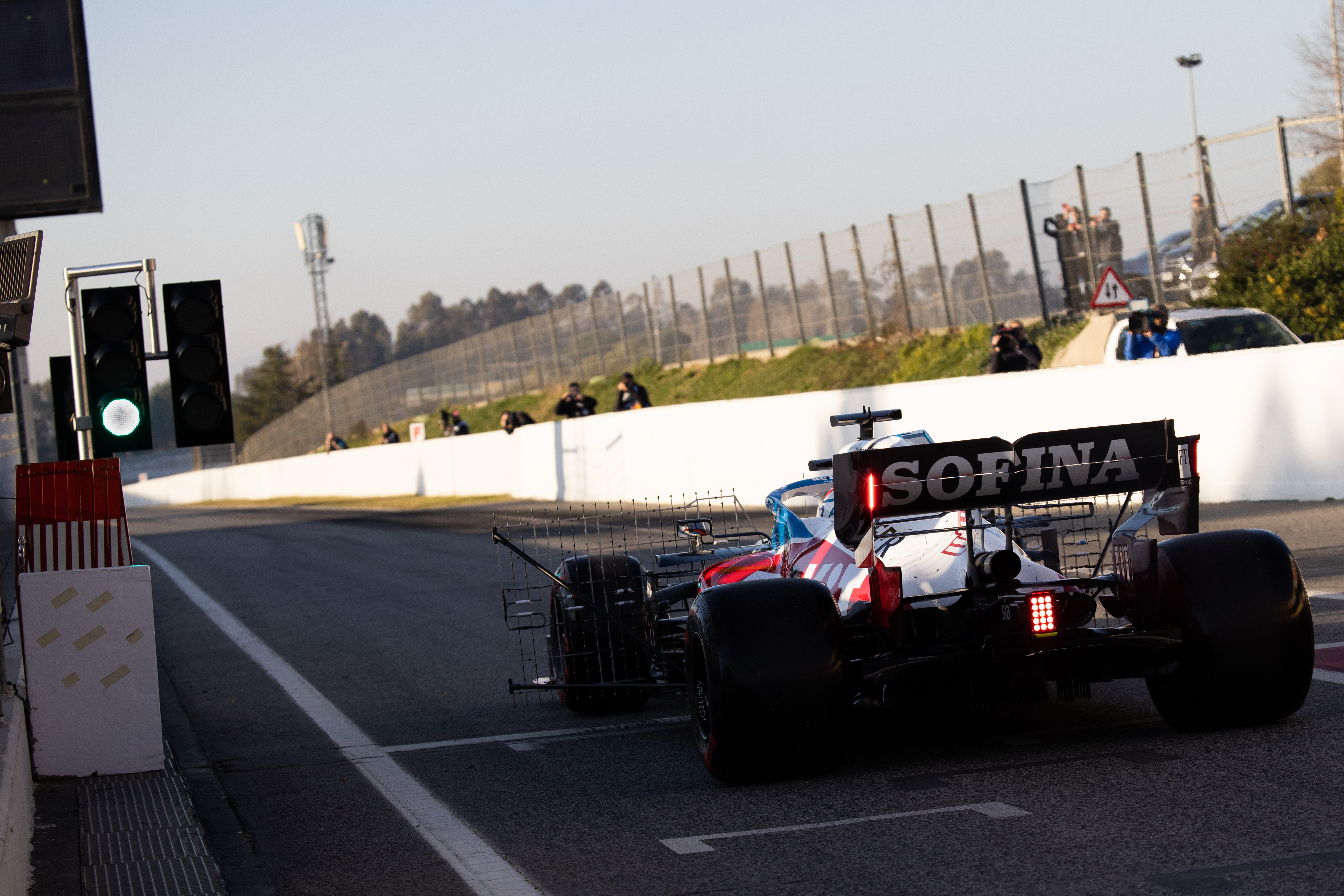 George Russell Williams Barcelona F1 testing 2020