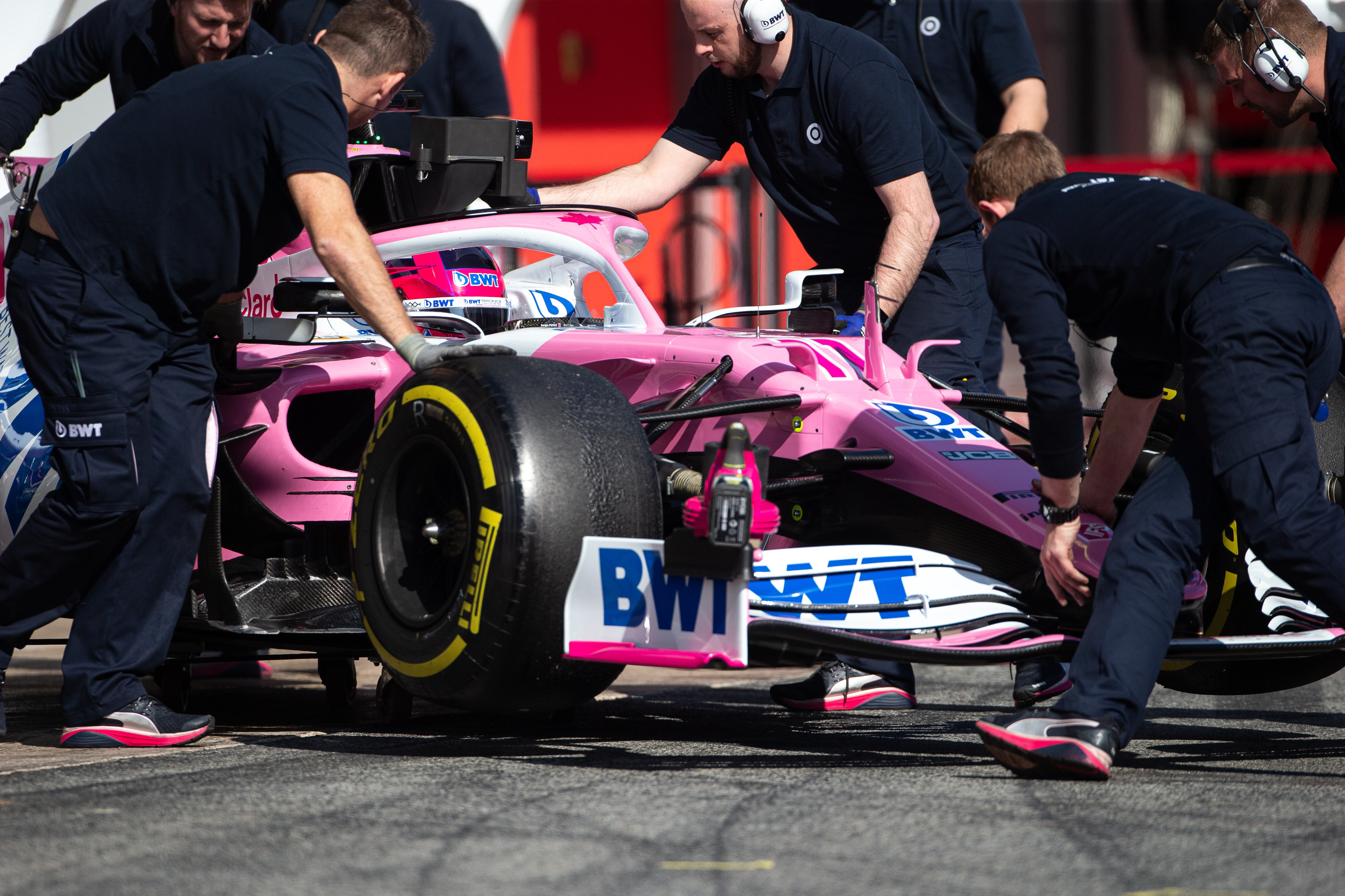 Sergio Perez Racing Point Barcelona F1 test 2020