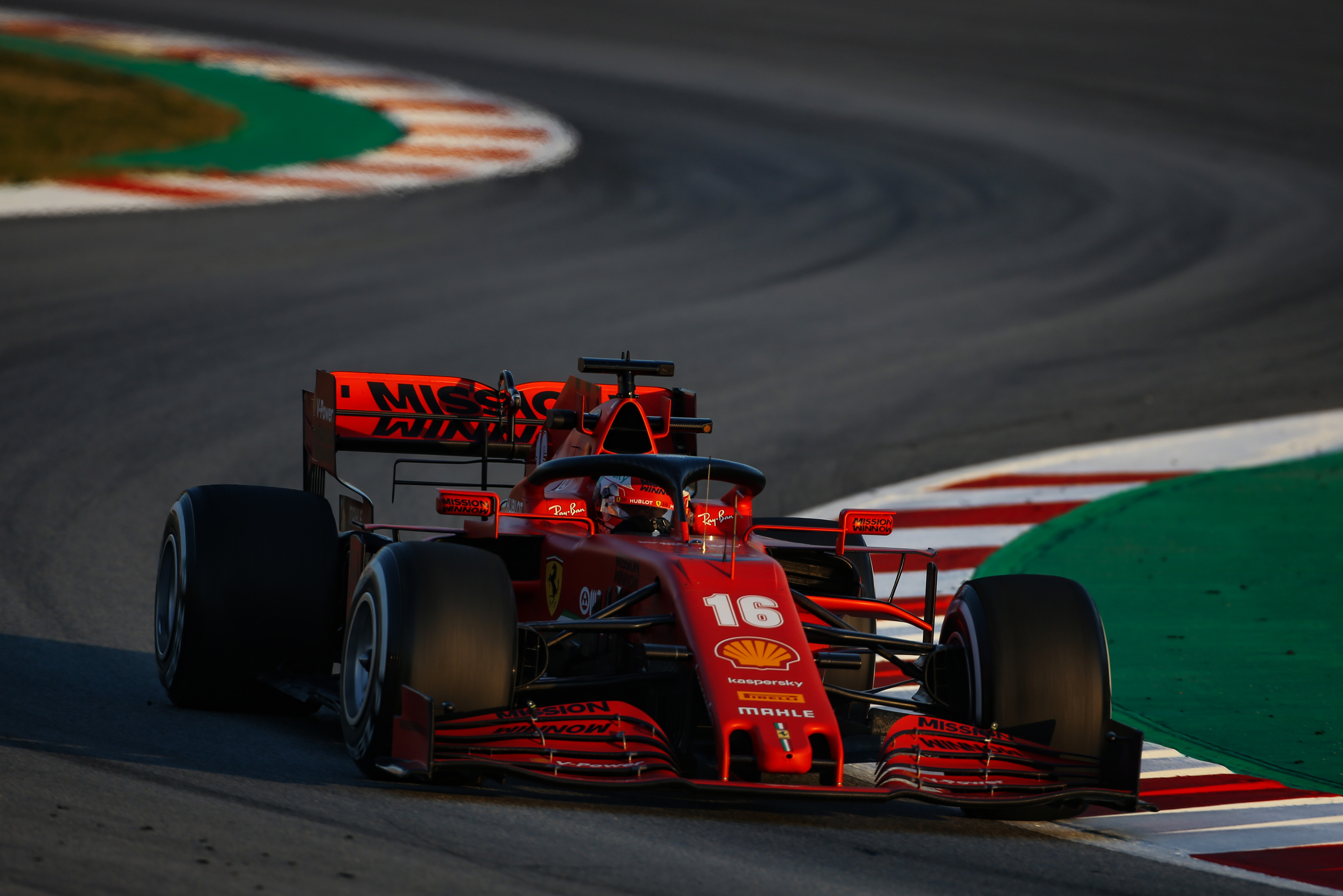 Charles Leclerc Ferrari F1 testing Barcelona 2020