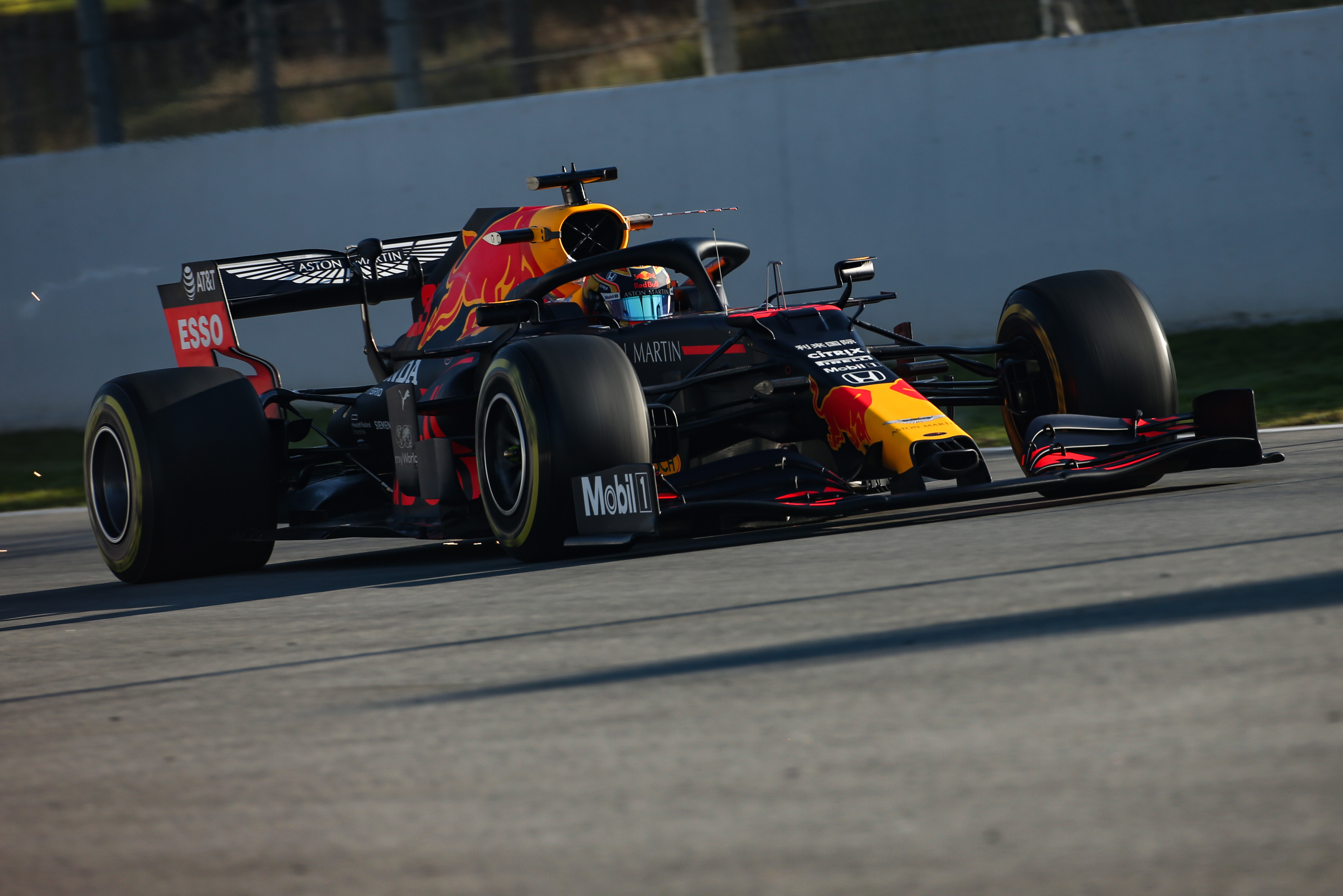 Alex Albon Red Bull Barcelona F1 testing 2020