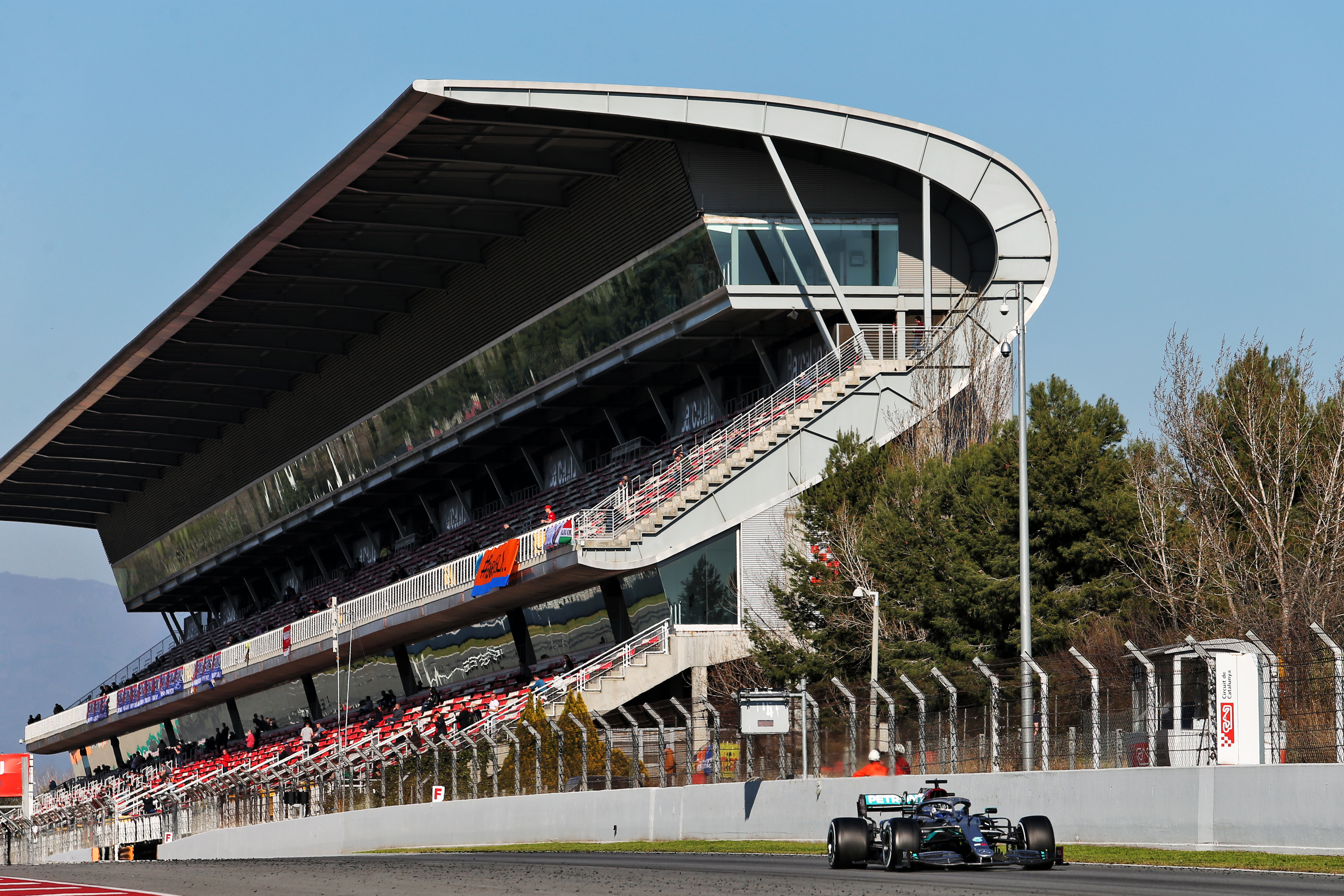 Mercedes F1 testing Barcelona 2020