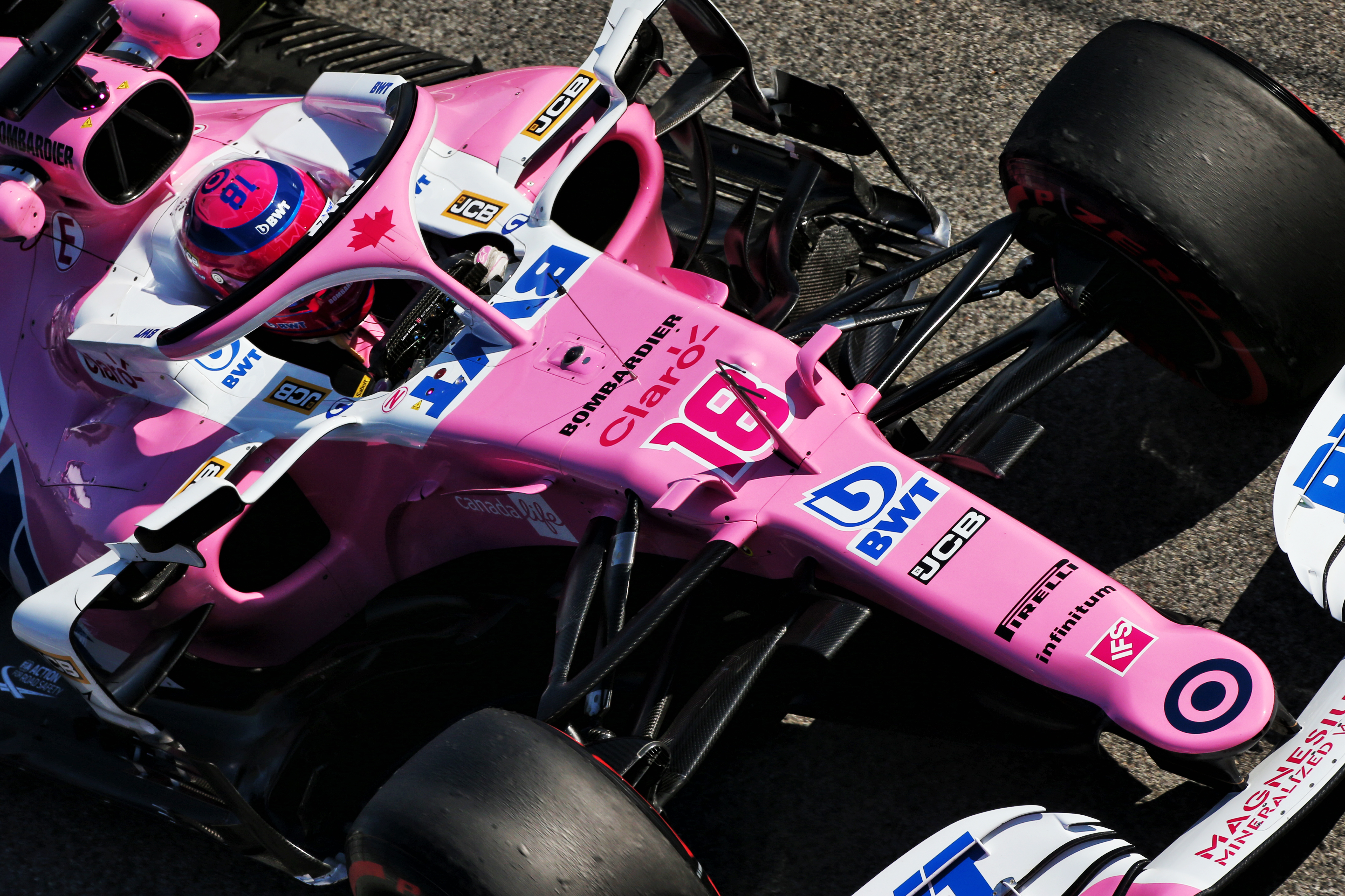 Lance Stroll Racing Point F1 testing Barcelona 2020