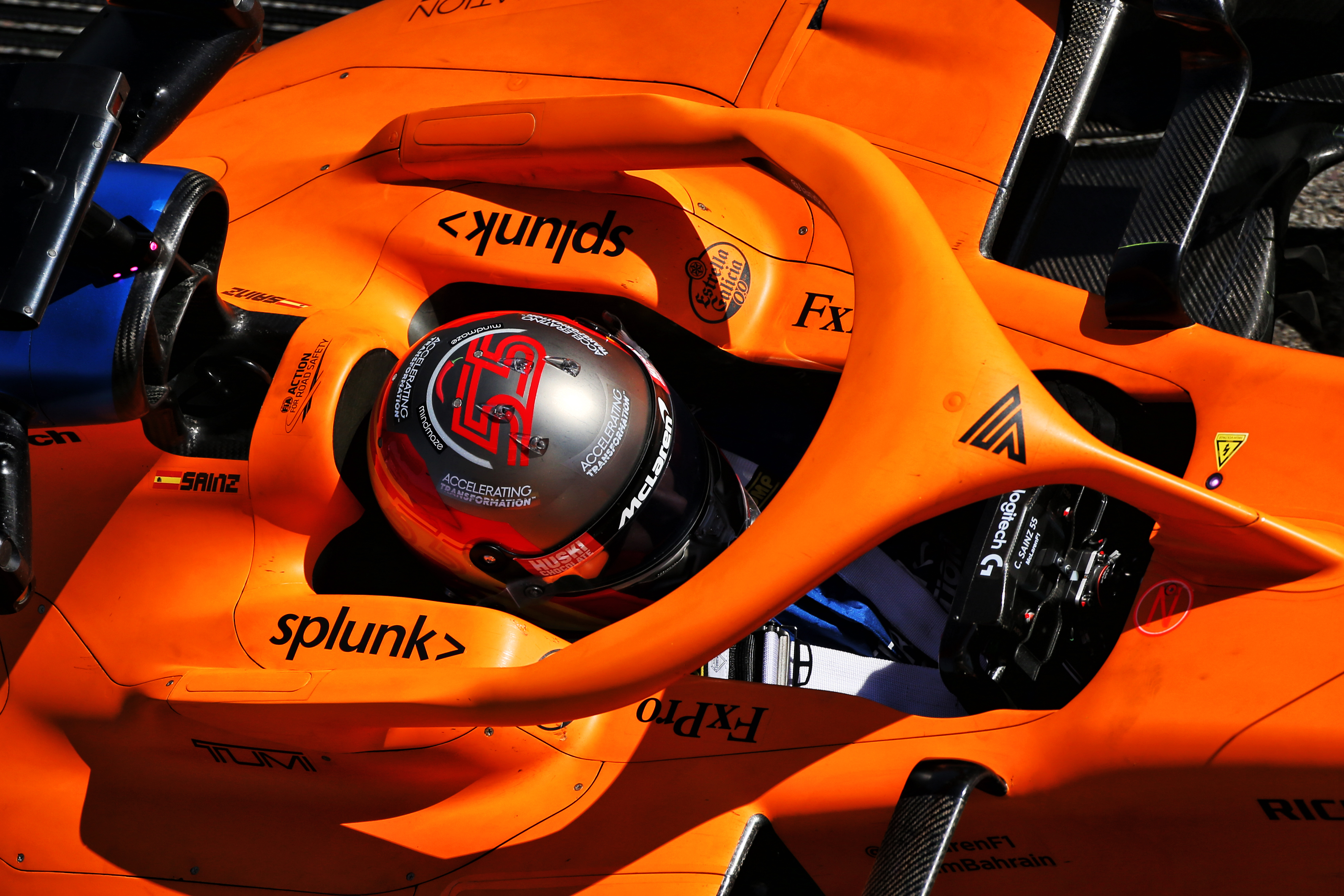 McLaren F1 testing Barcelona 2020