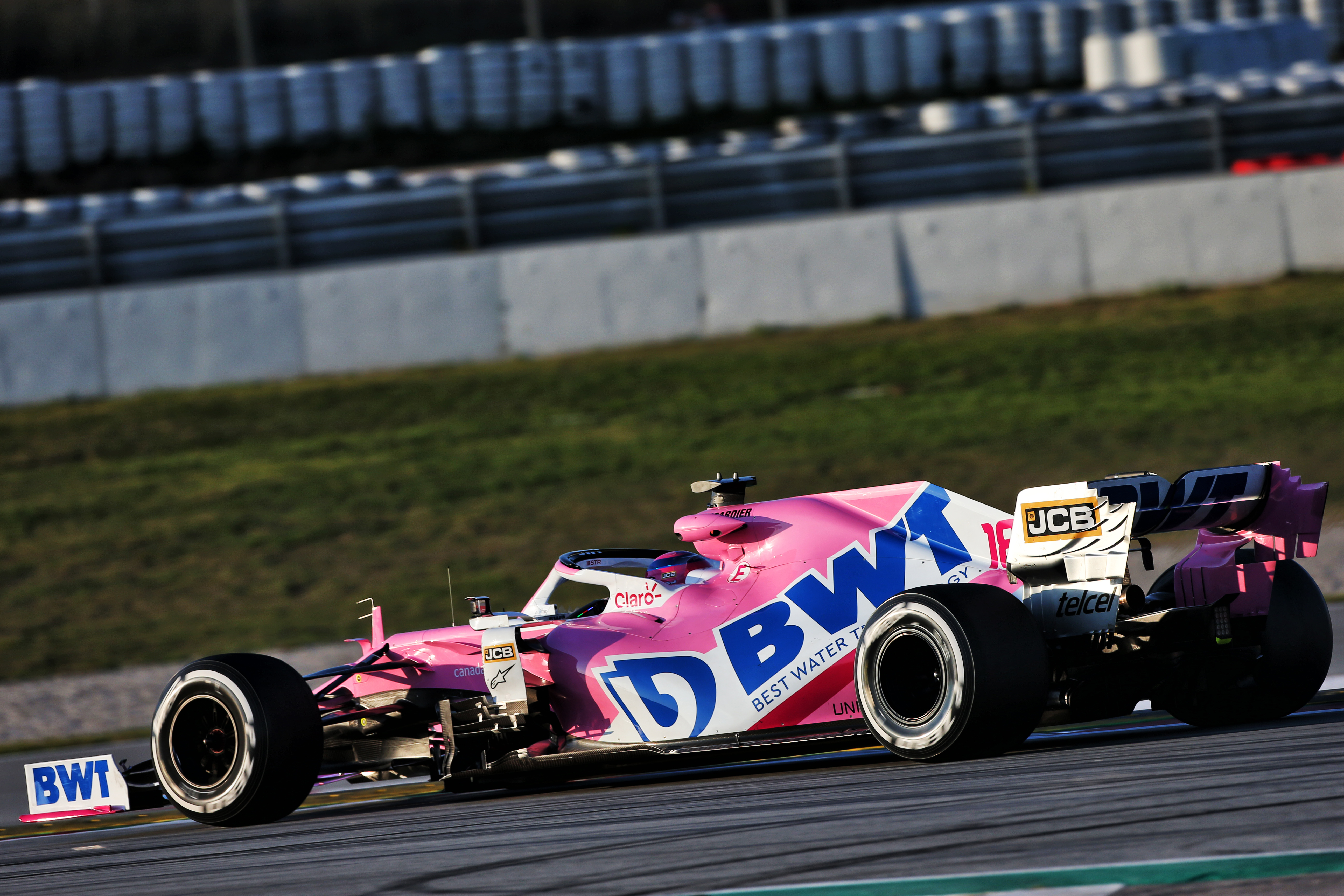 Lance Stroll Racing Point Barcelona F1 testing 2020