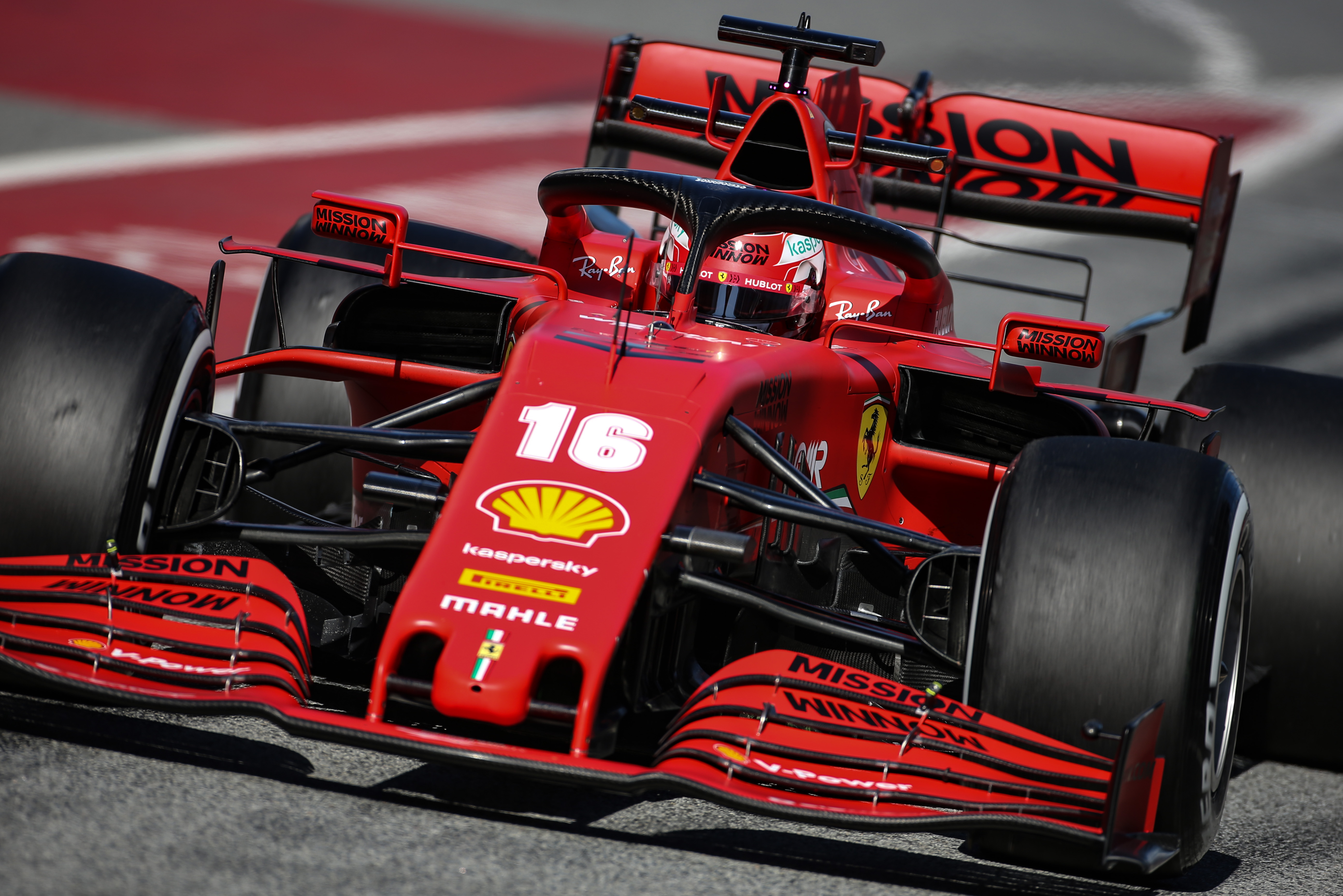 Charles Leclerc Ferrari Barcelona F1 testing 2020