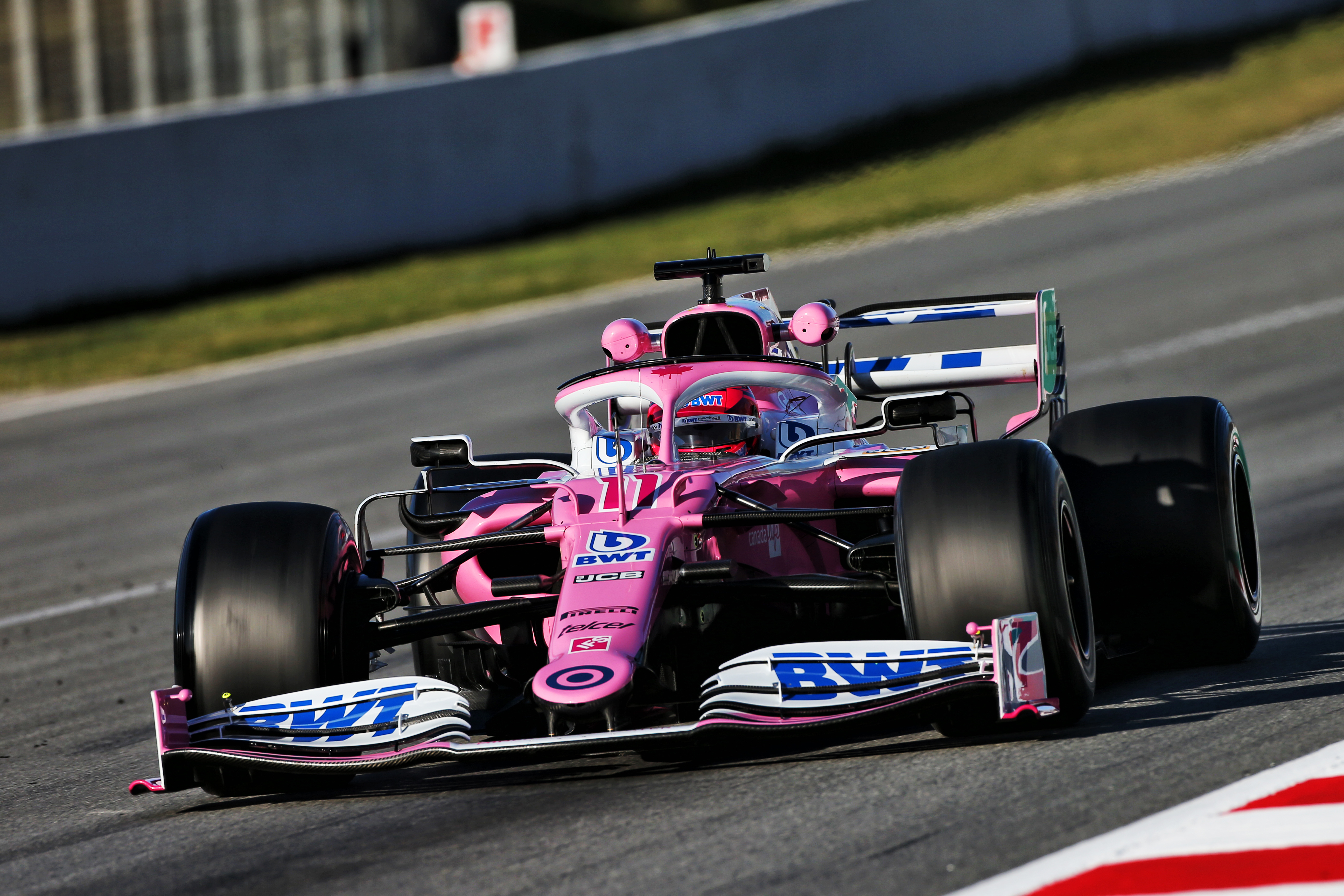 Sergio Perez Racing Point Barcelona F1 testing 2020