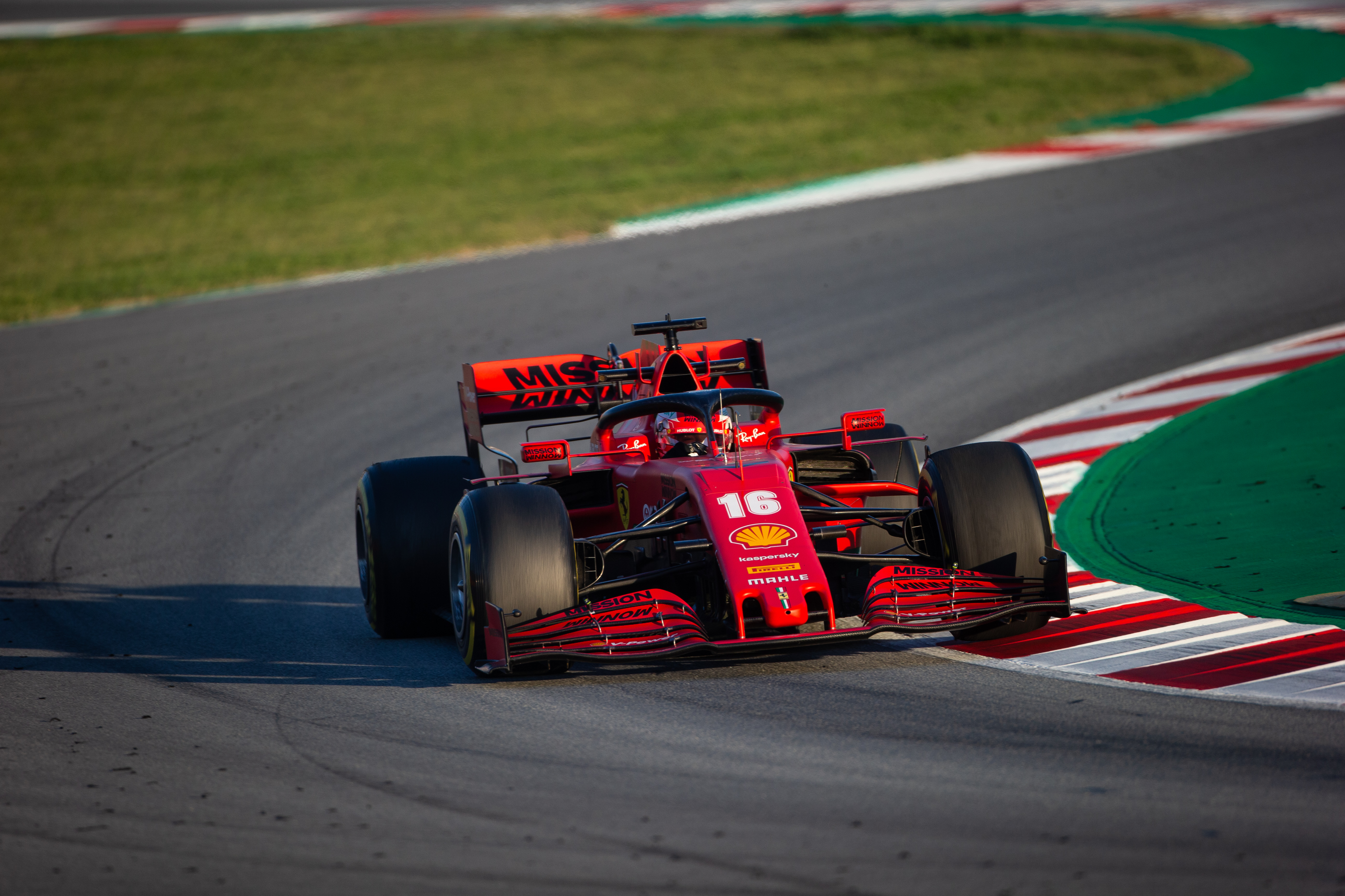 Charles Leclerc Ferrari Barcelona F1 testing 2020