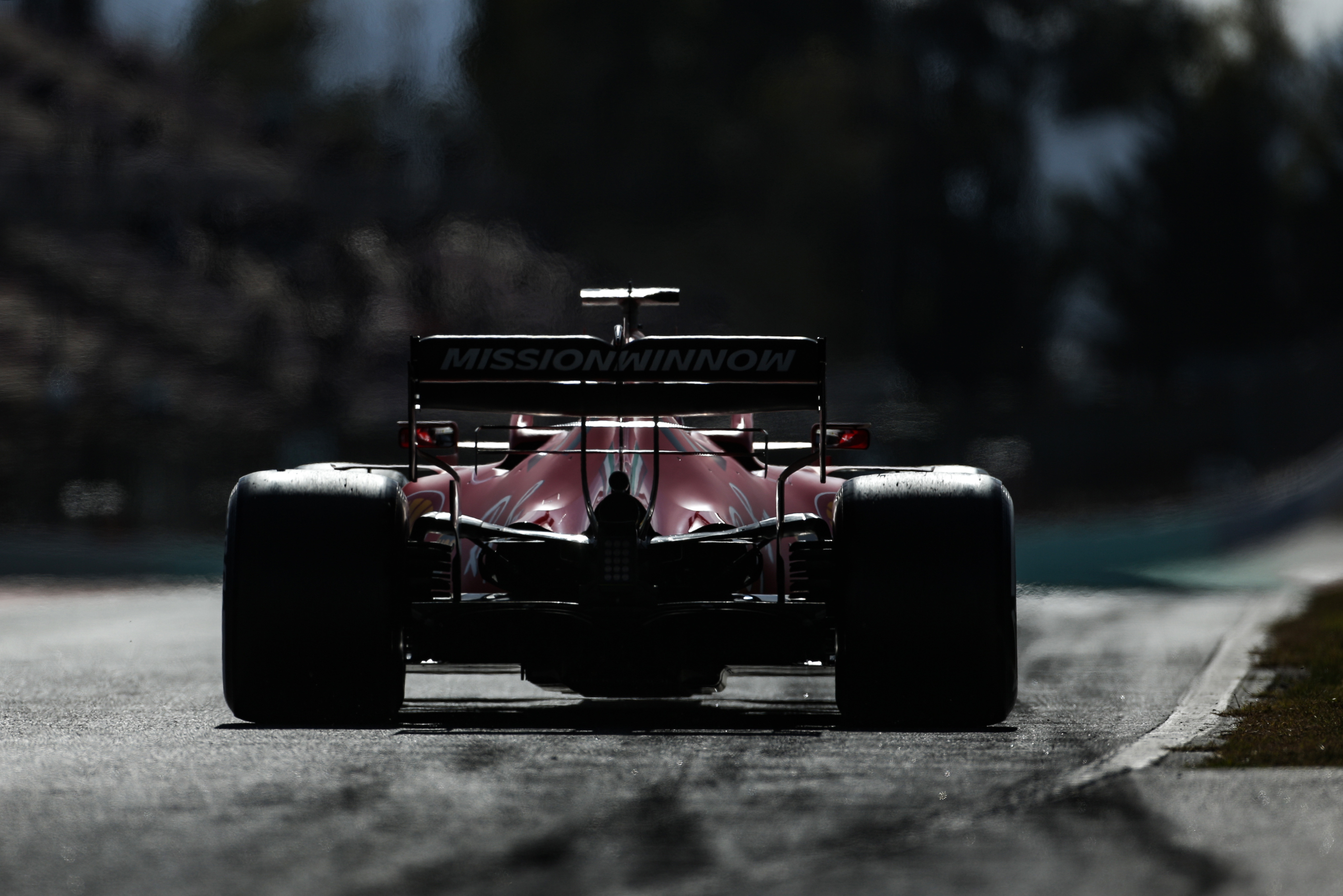 Sebastian Vettel Ferrari Barcelona F1 test 2020