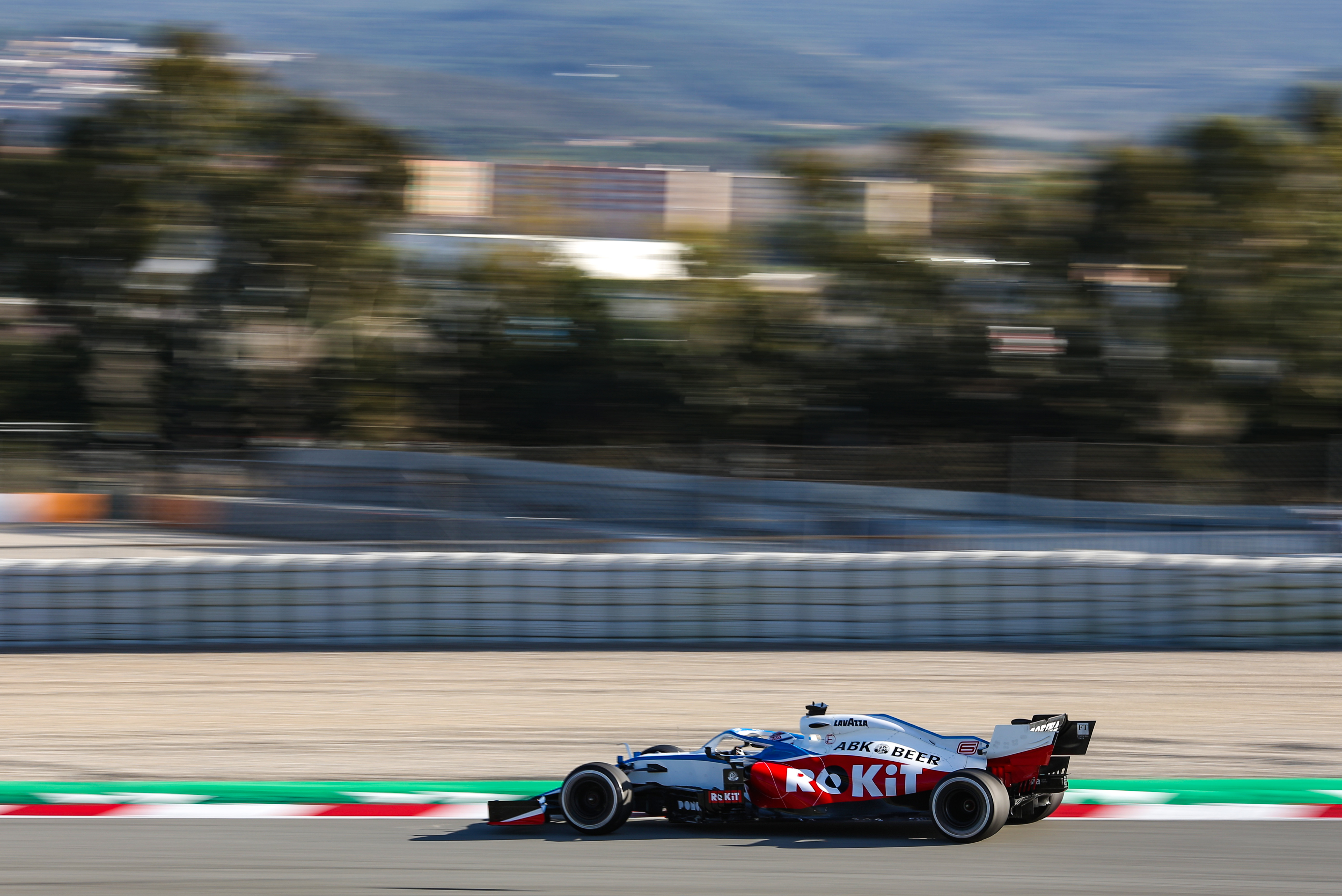 Nicholas Latifi Williams F1 testing Barcelona 2020