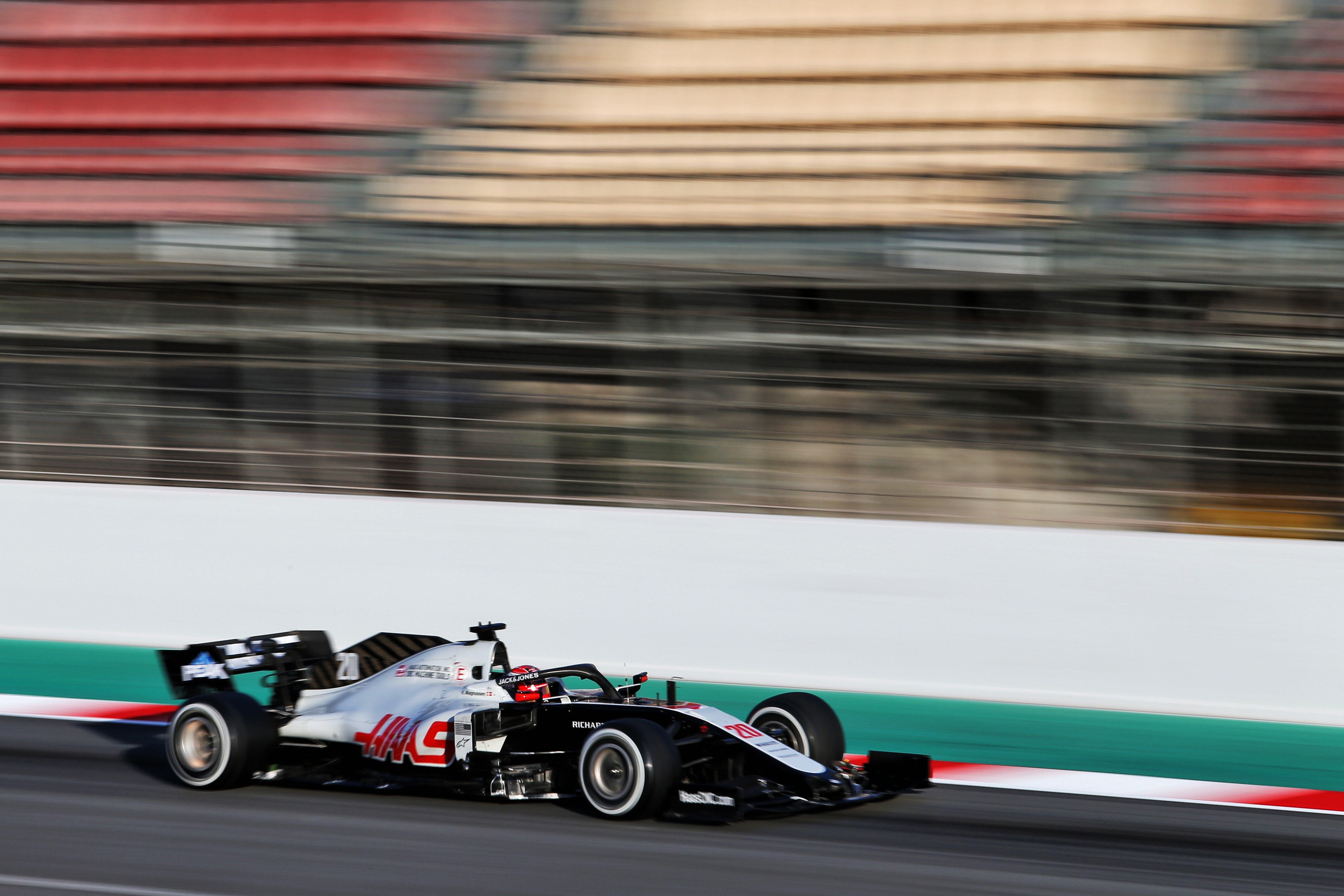 Haas F1 testing Barcelona 2020