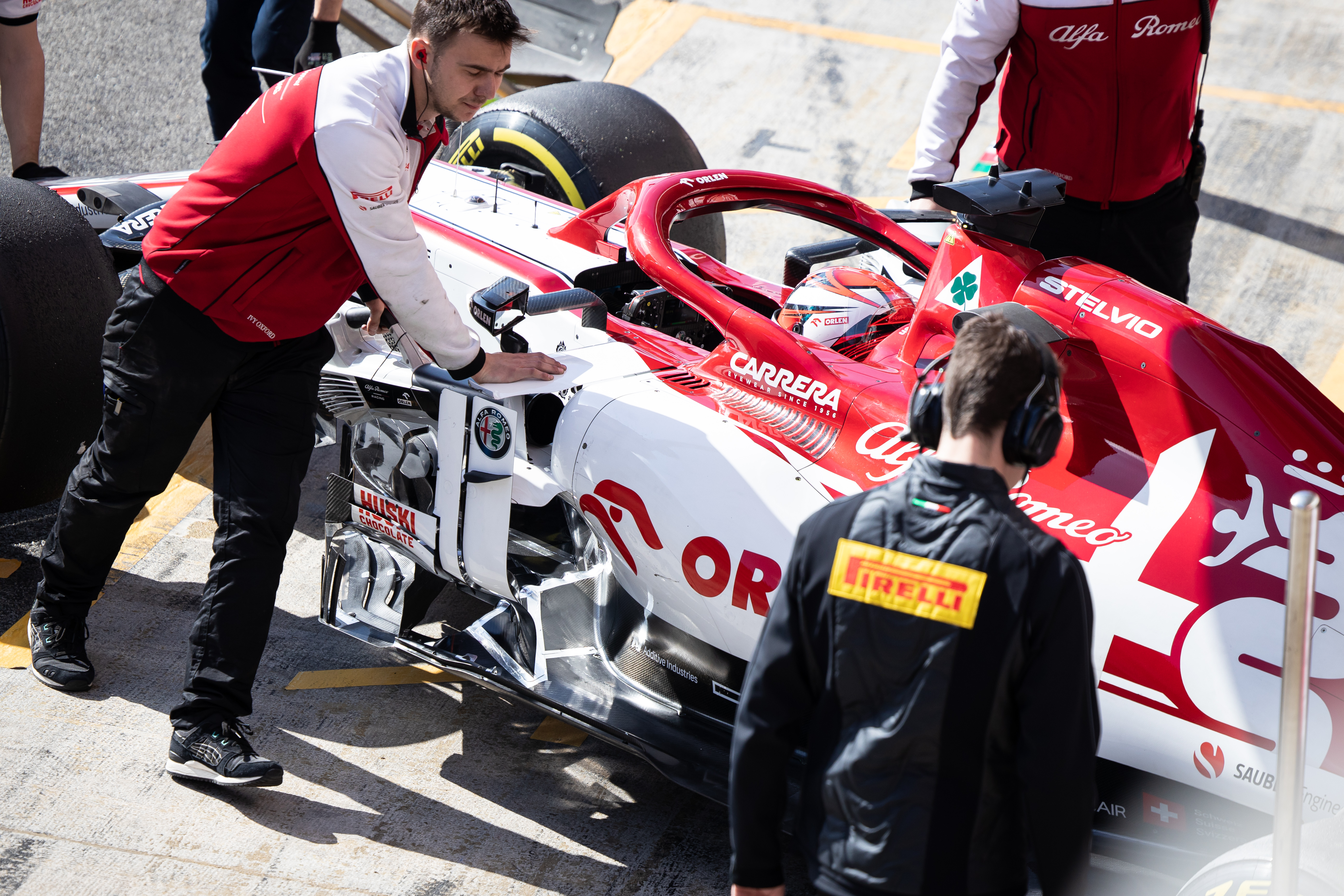 Alfa Romeo F1 testing Barcelona 2020