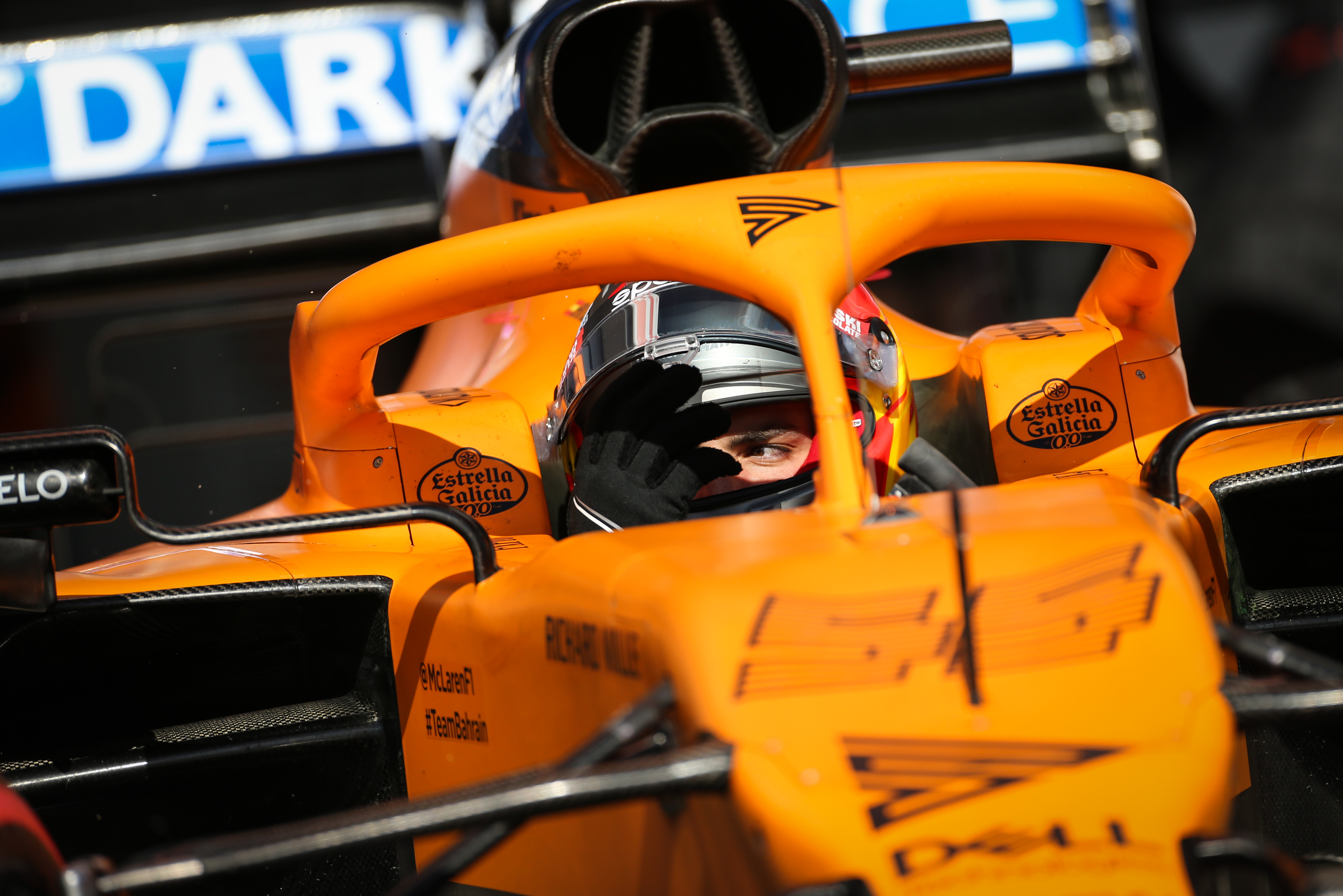 Carlos Sainz McLaren F1 testing Barcelona 2020