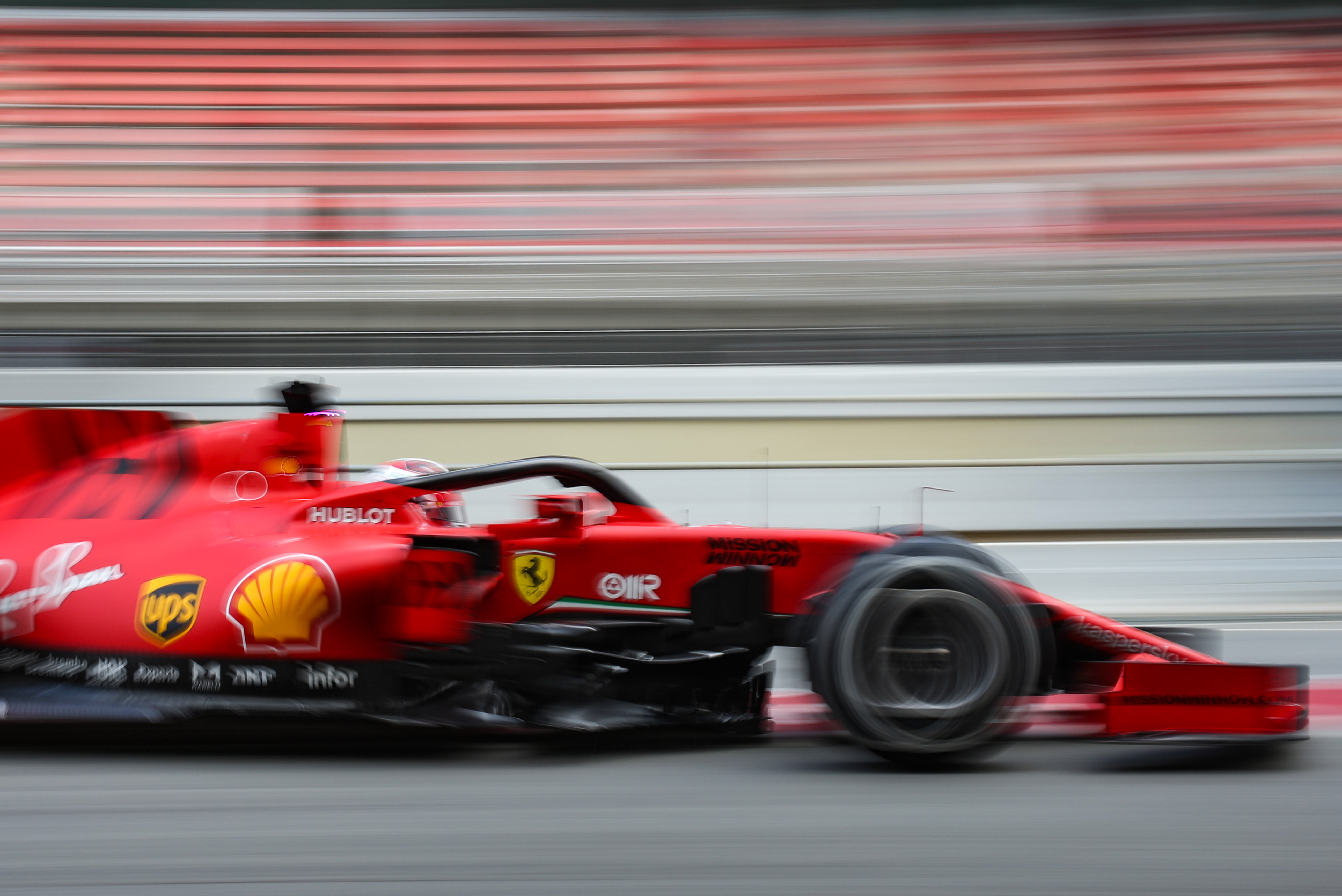 Charles Leclerc Ferrari F1 testing Barcelona 2020